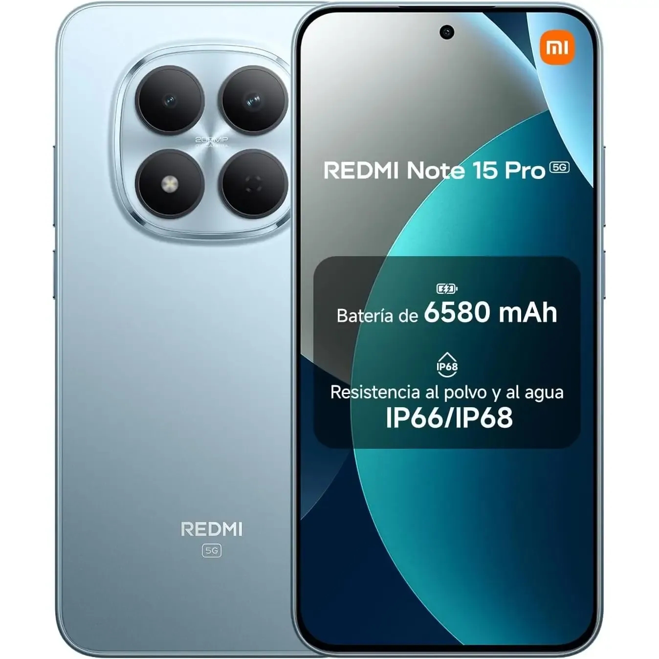 Smartphone Xiaomi Redmi Note 15 Pro 5G con 8GB de RAM y 256GB de almacenamiento