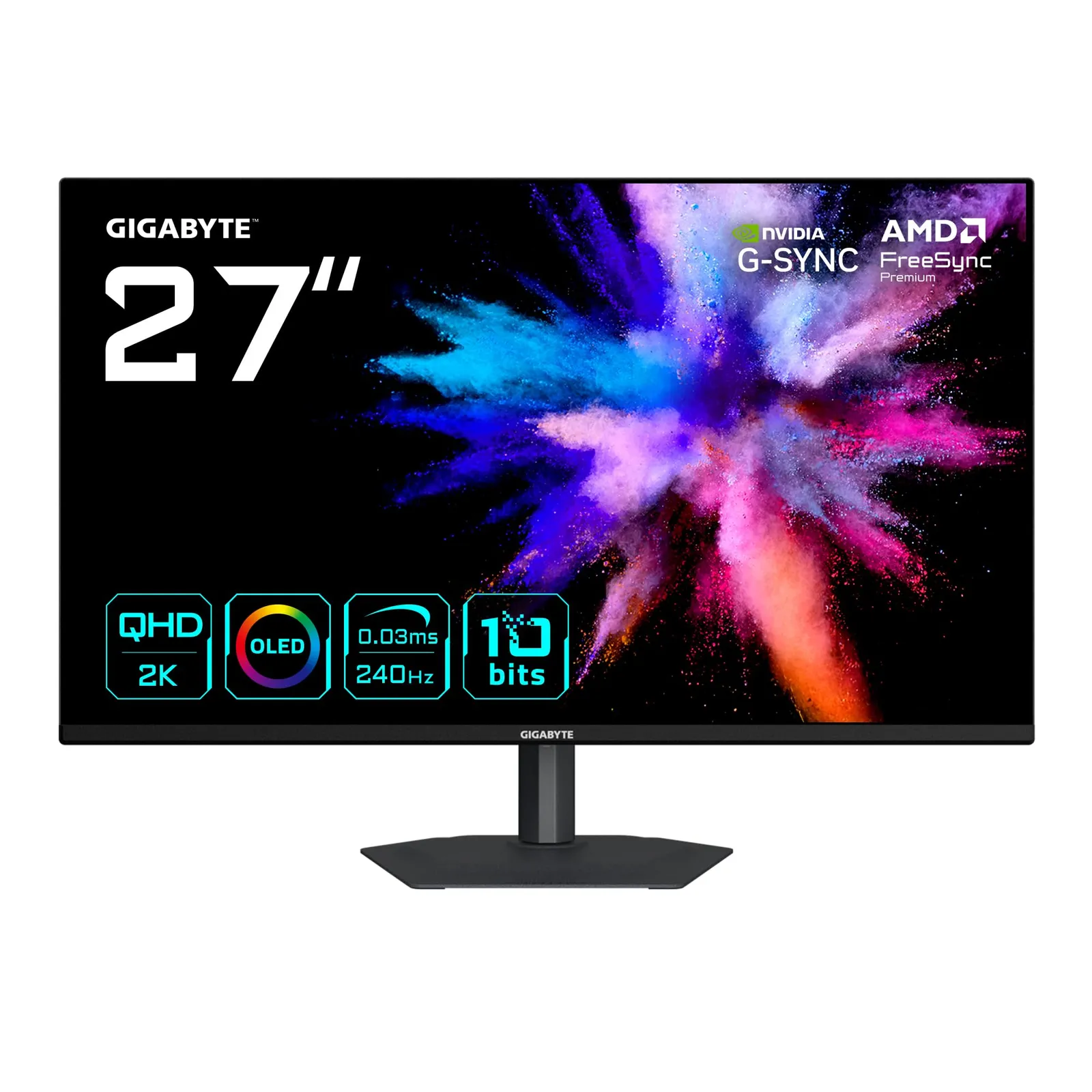 Monitor Gigabyte OLED 27" QHD 2K 240Hz