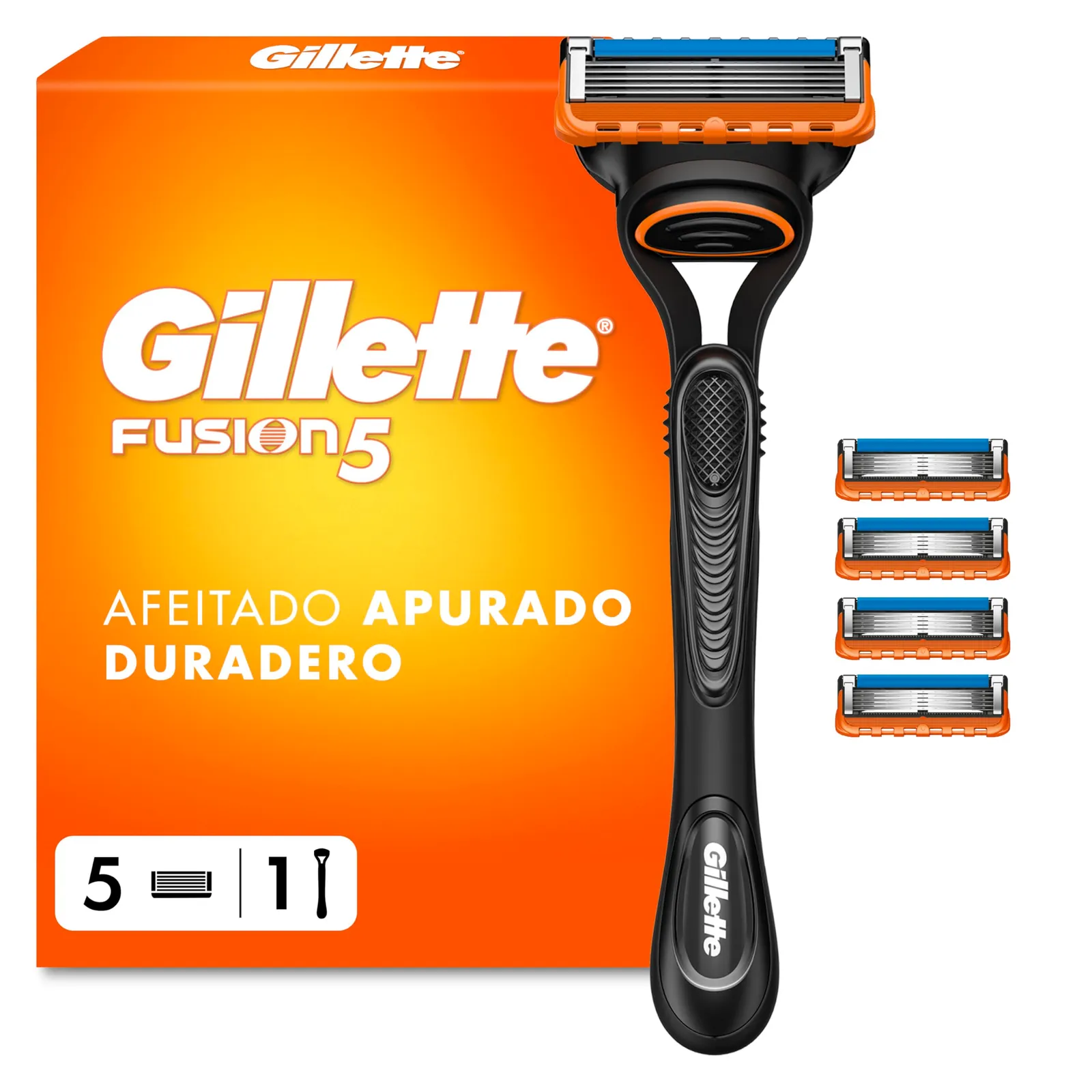 Gillette Fusion5 UEFA Maquinilla + 5 Recambios
