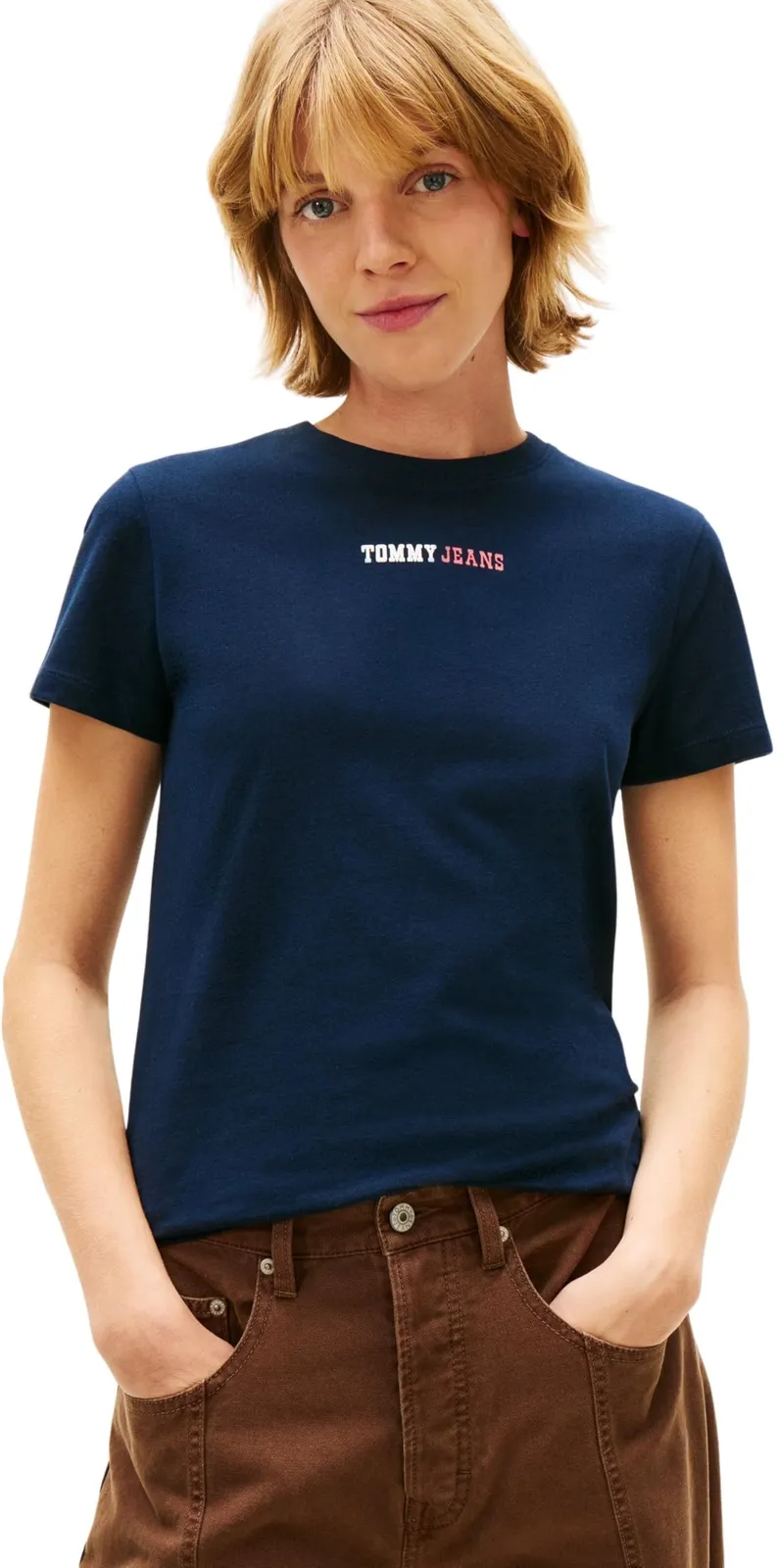 Tommy Jeans Camiseta de Manga Corta para Mujer