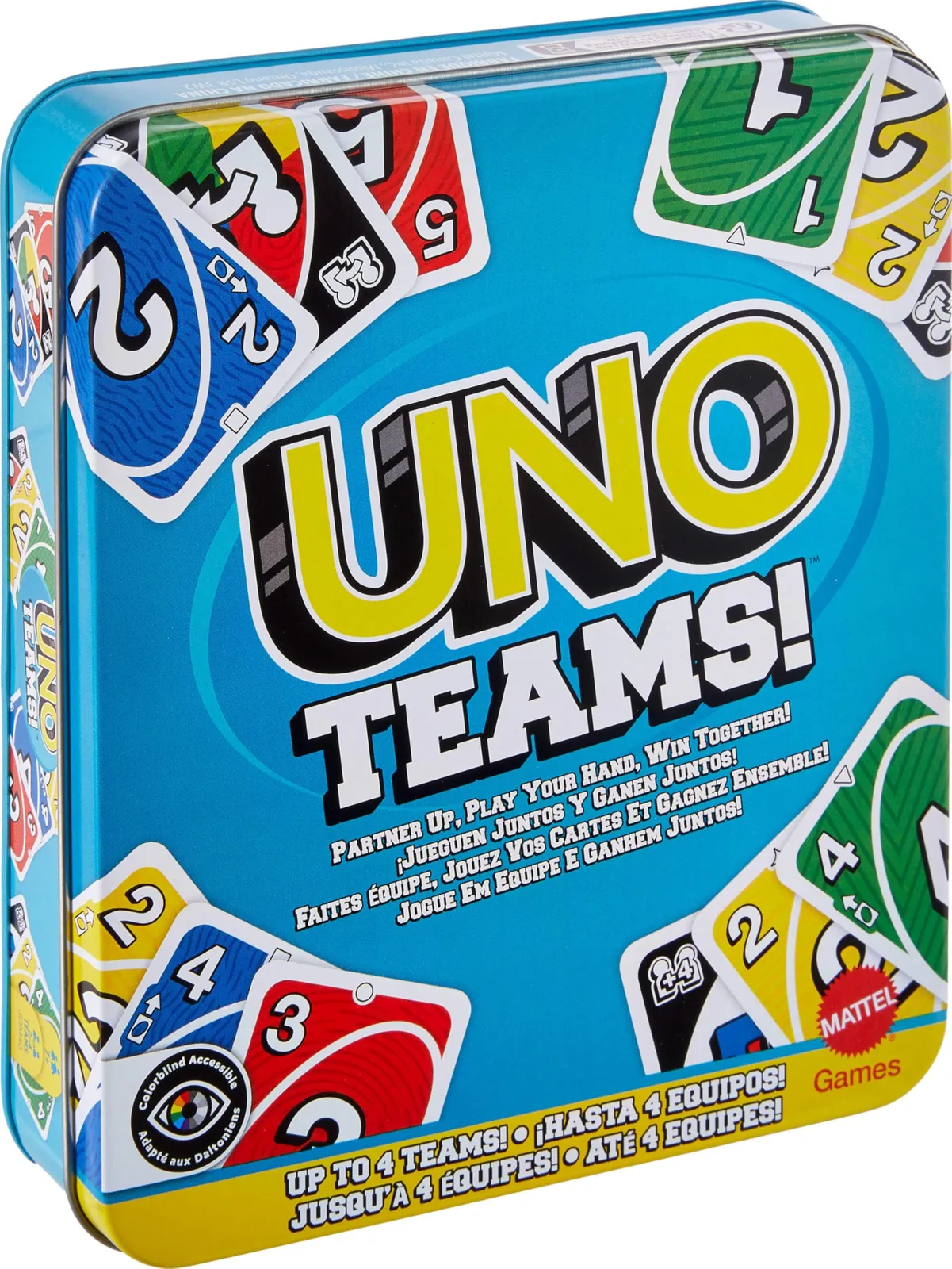 Juego de Cartas Mattel UNO Teams
