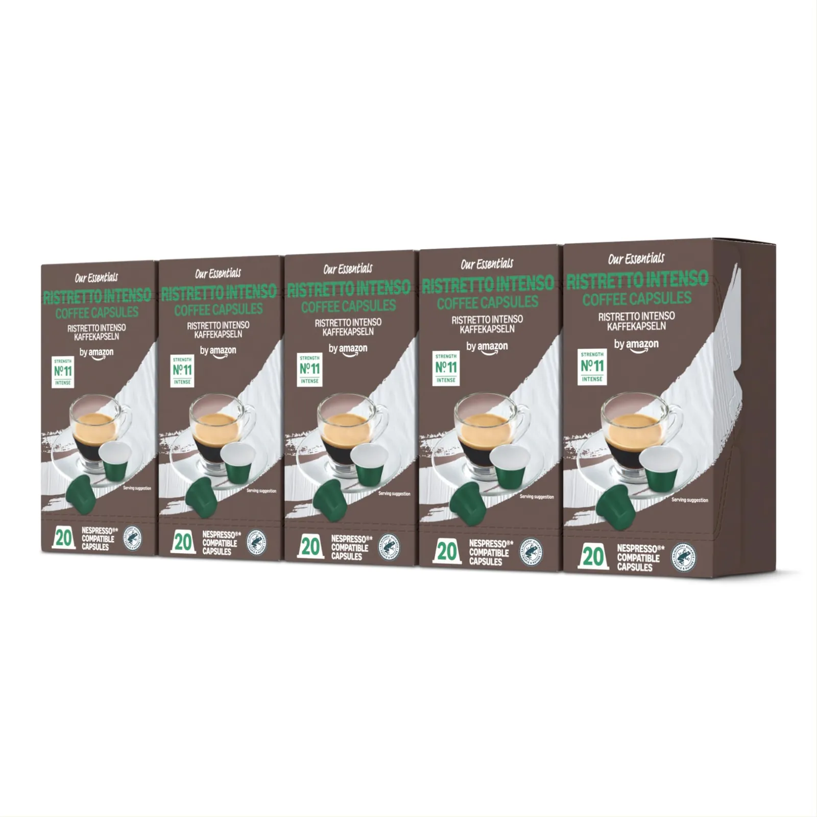 100 Cápsulas Amazon Ristretto Intenso Compatibles Nespresso