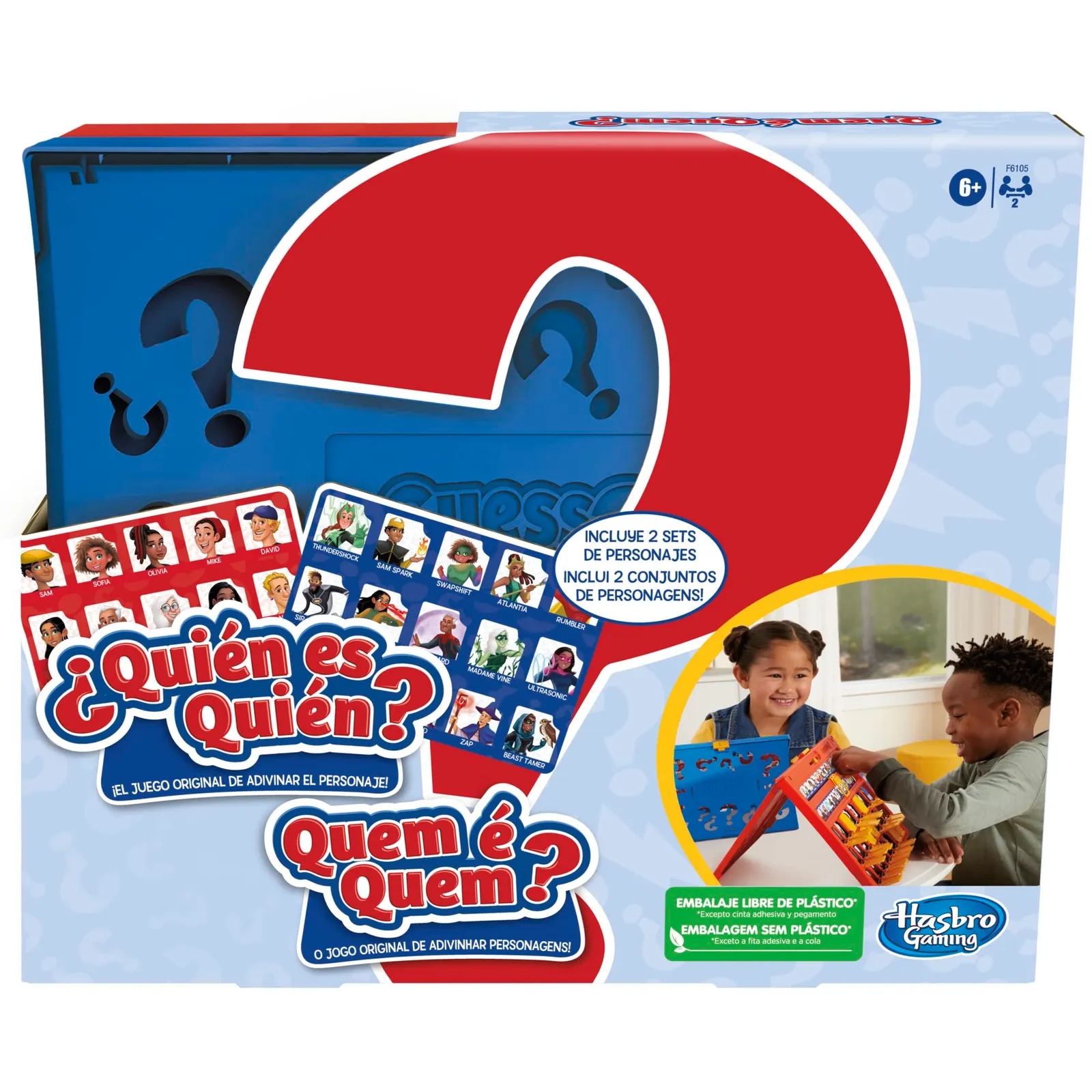 Juego de mesa Hasbro ¿Quién Es Quién? para 2 jugadores