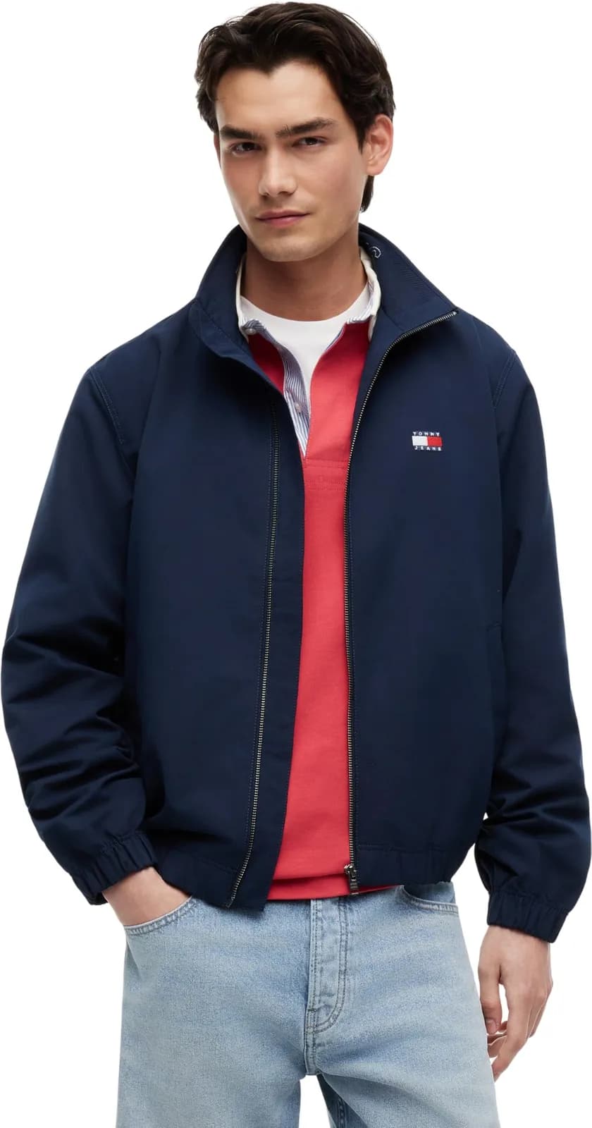 Tommy Jeans Tjm Essential: Cazadora Cortavientos para Hombre