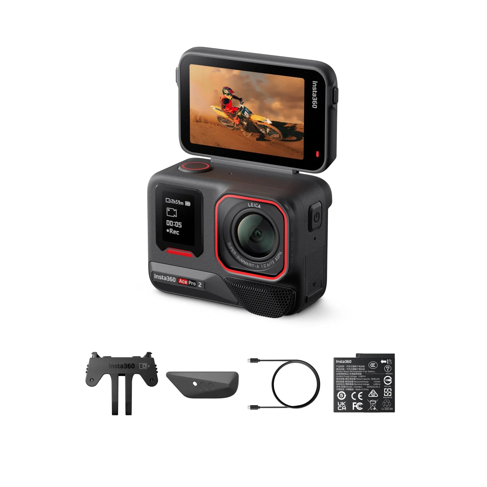 Cámara de acción Insta360 Ace Pro 2 8K