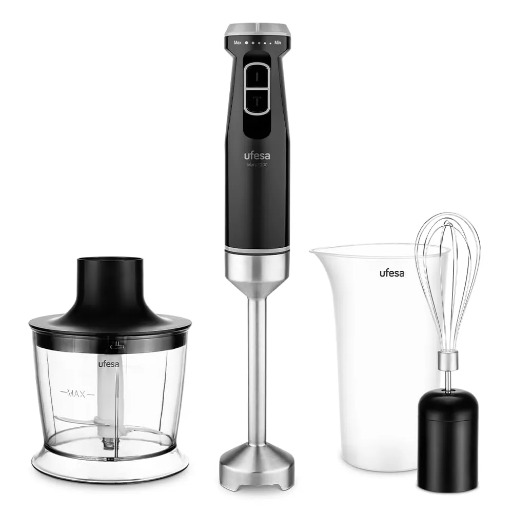 Batidora de mano Ufesa Mars 1200W con accesorios