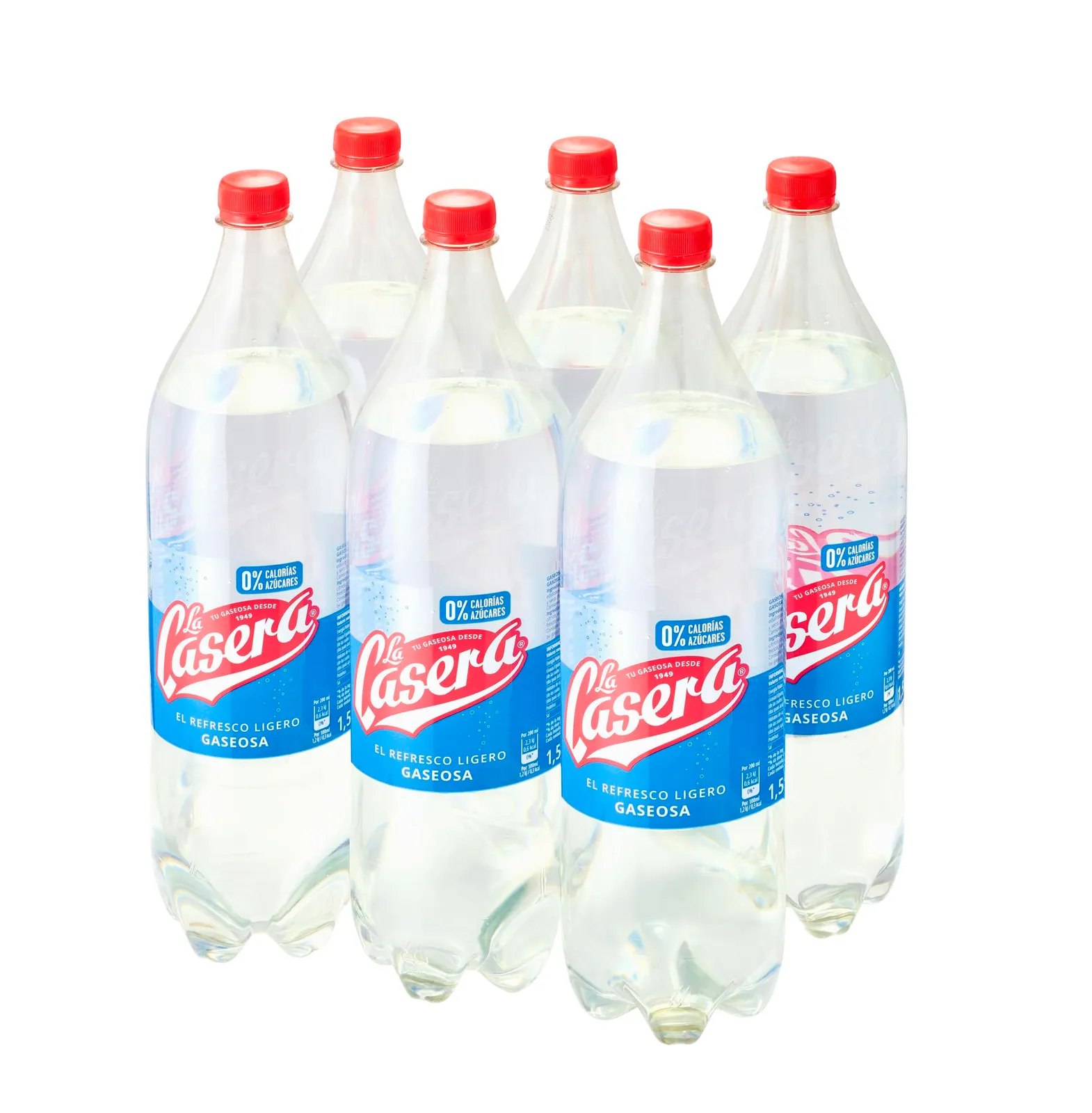 12x 1,5L La Casera Gaseosa (pack ahorro)