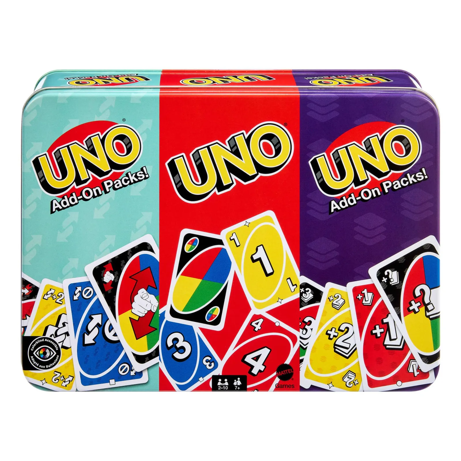 Caja Metálica Coleccionable UNO con 2 Expansiones