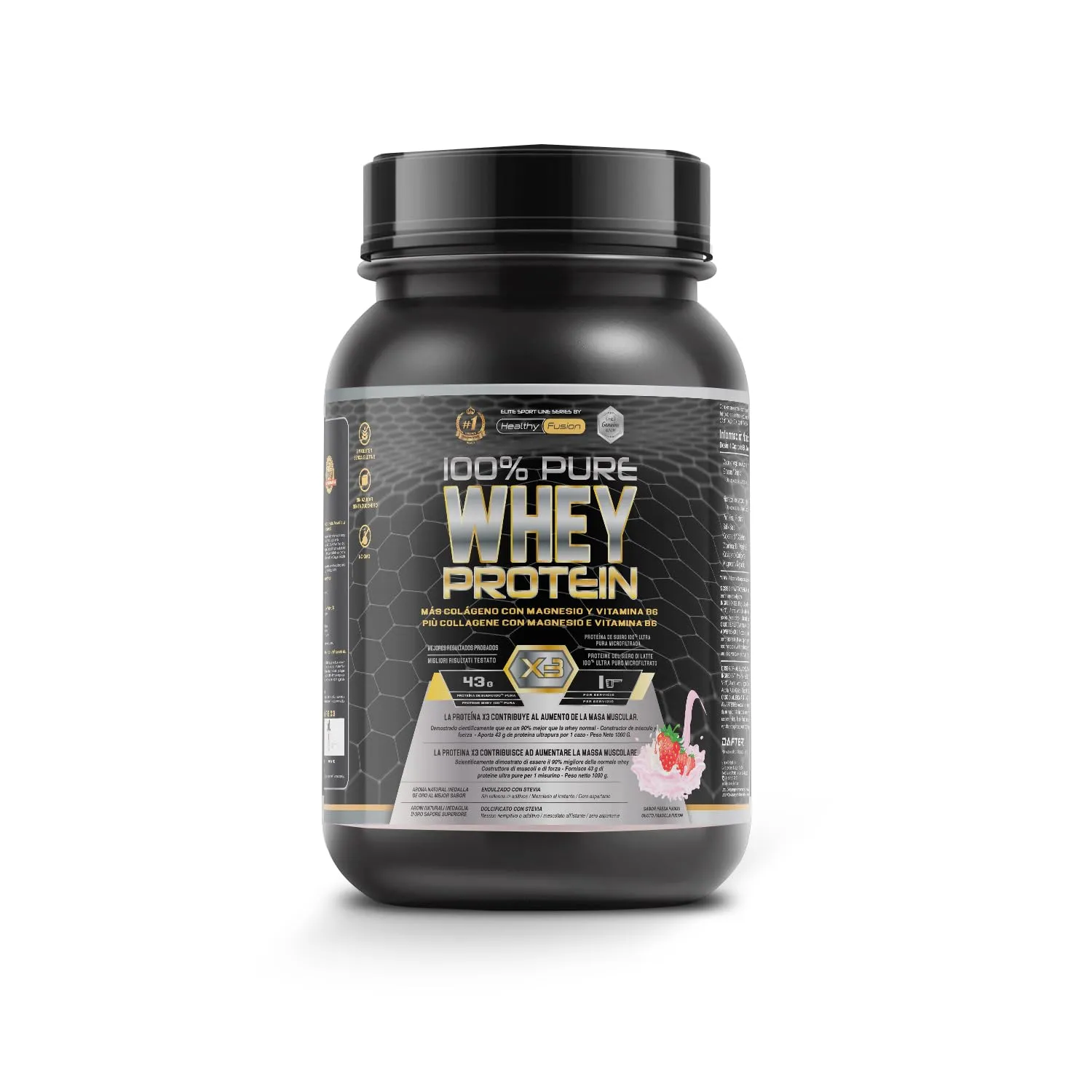 Proteína Whey Healthy Fusion 1 Kg (varios sabores)
