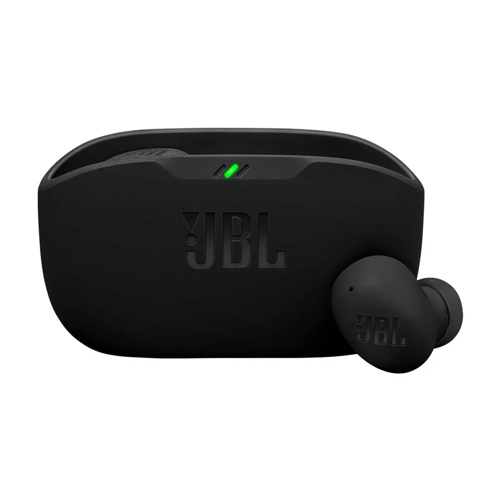Auriculares JBL Wave Buds 2, Inalámbricos con Cancelación de Ruido, Negro