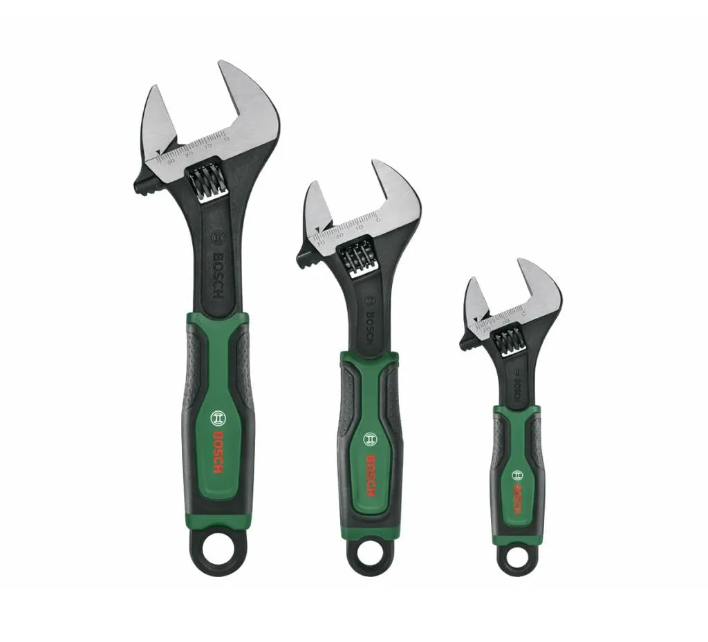 Bosch Set de 3 llaves ajustables