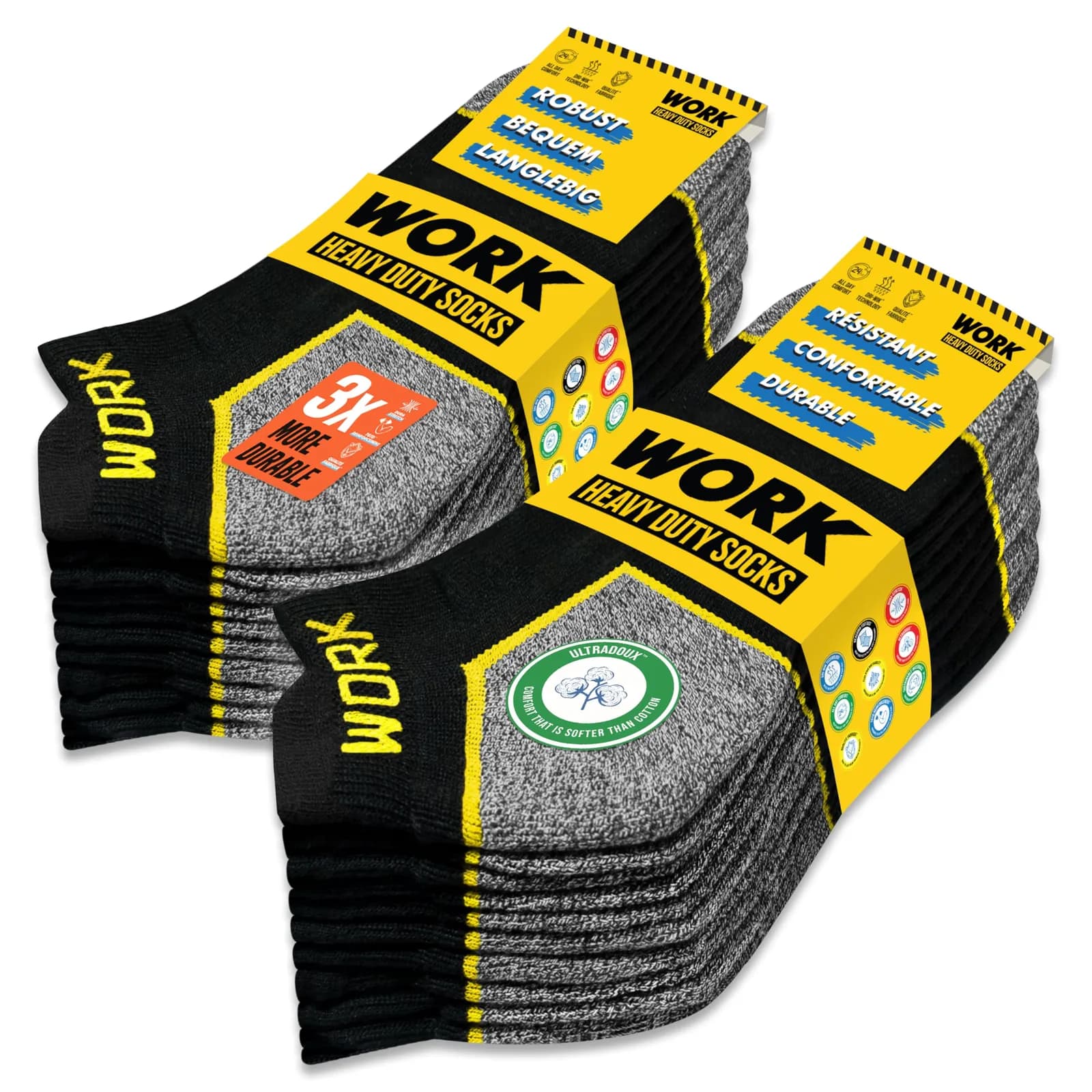 Pack 10 pares calcetines tobilleros hombre SOXCO