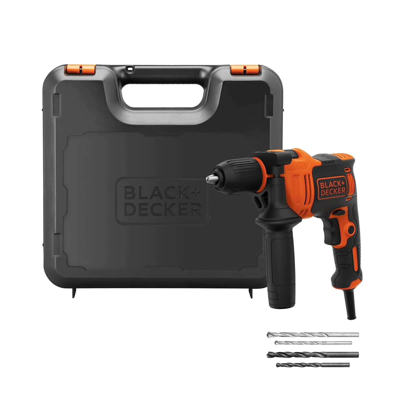 Taladro Percutor Black+Decker BEH710K 710W con Maletín y Brocas