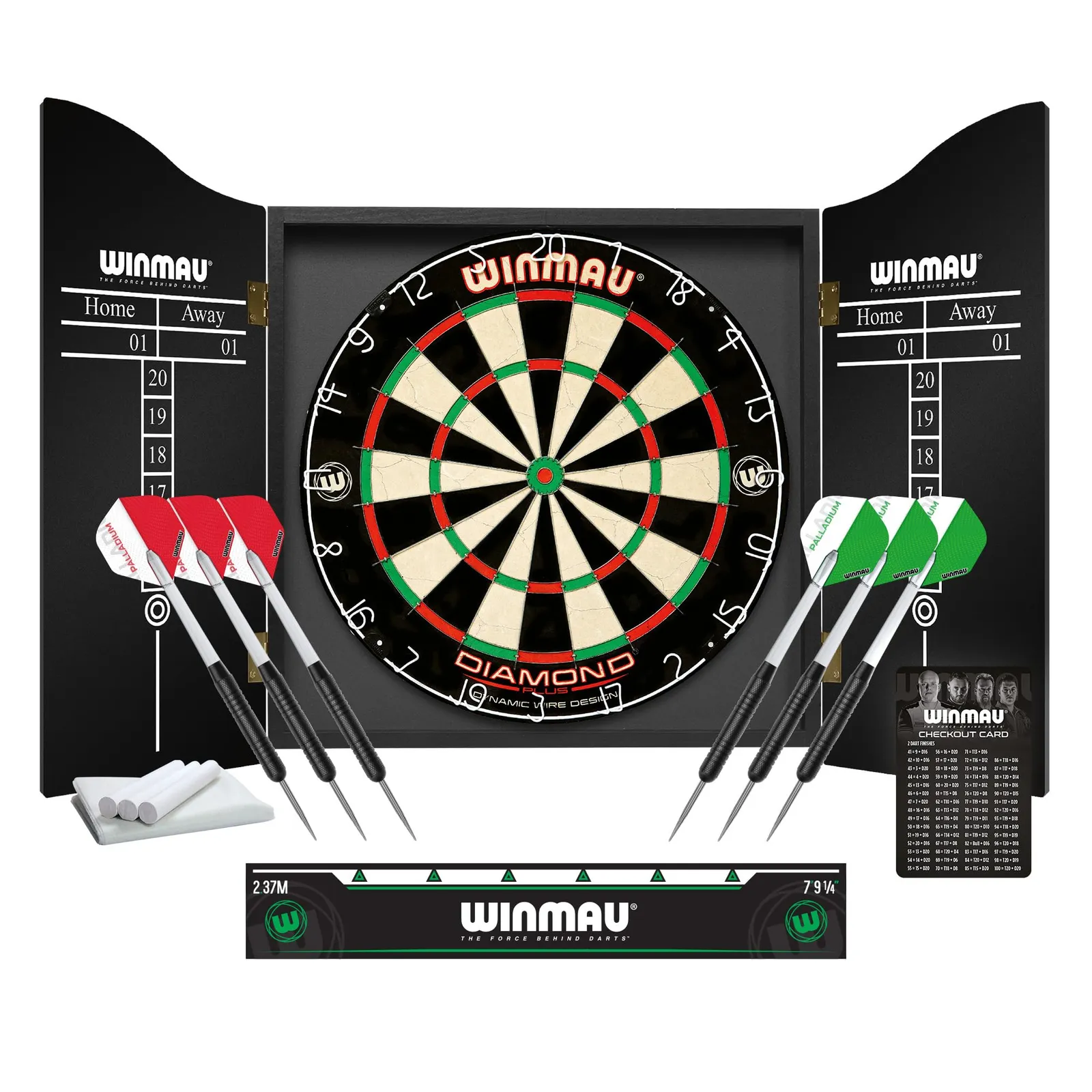 Diana de Dardos Winmau Diamond Plus PDC con Gabinete