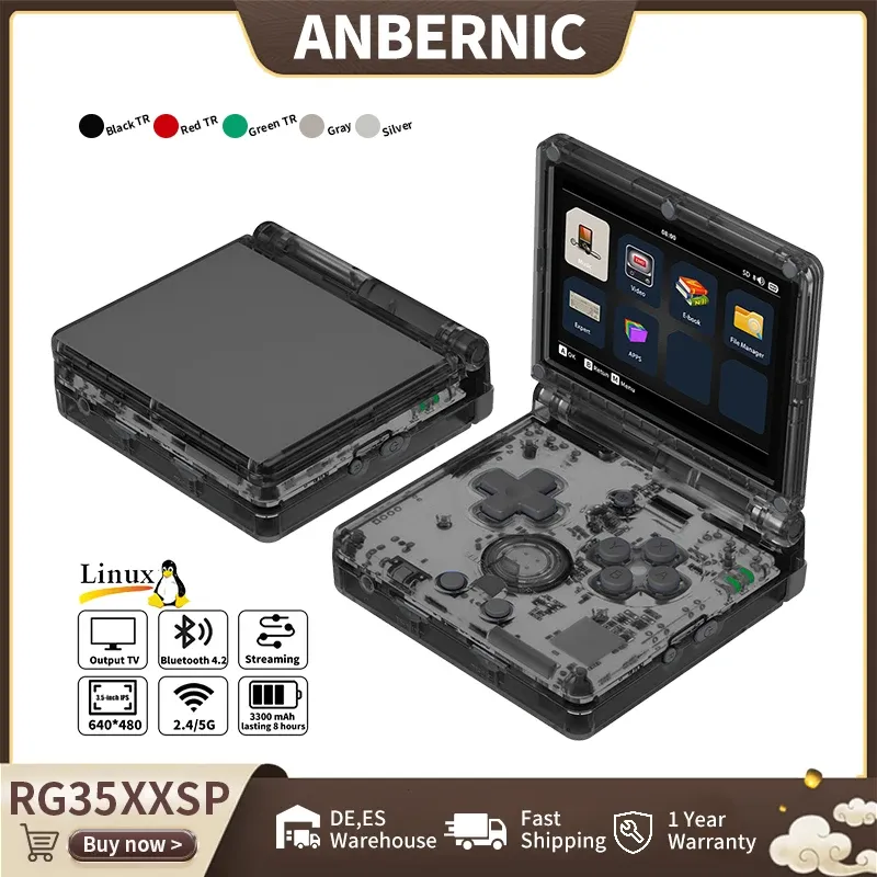 Consola portátil Anbernic RG35XXSP Linux IPS 3.5"