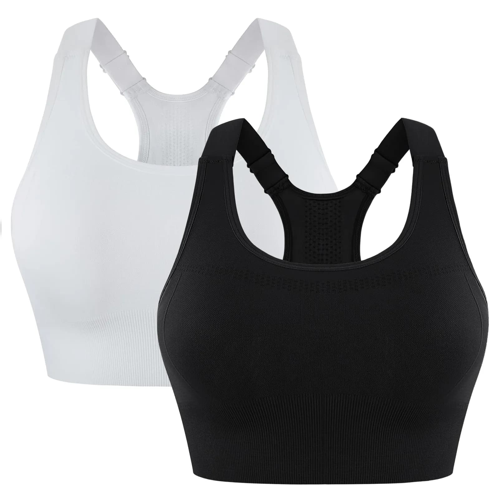 Sujetador deportivo Leversic para mujer con espalda tipo racerback