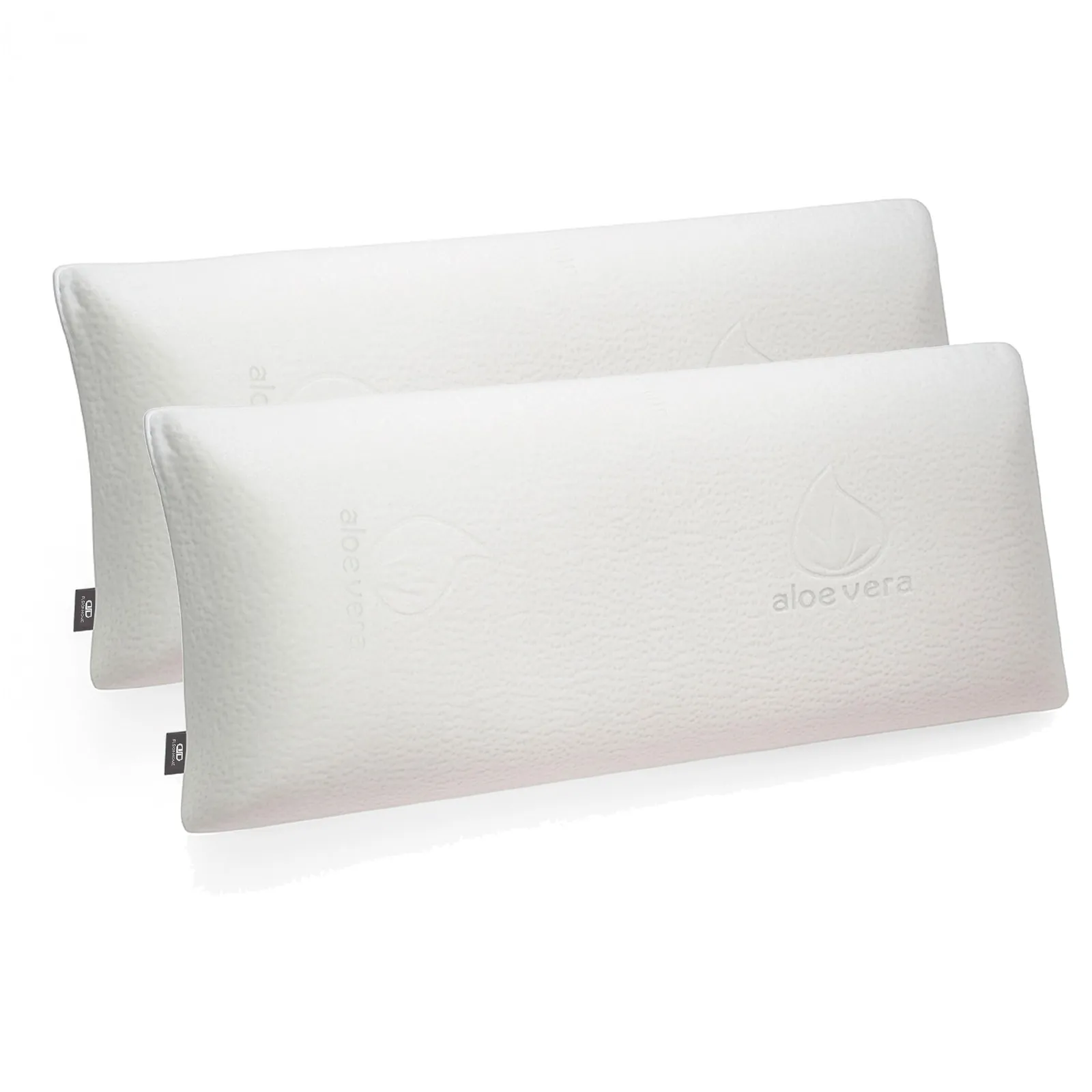 Pack 2 Almohadas Viscoelásticas FusionHome Aloe Vera 70 cm