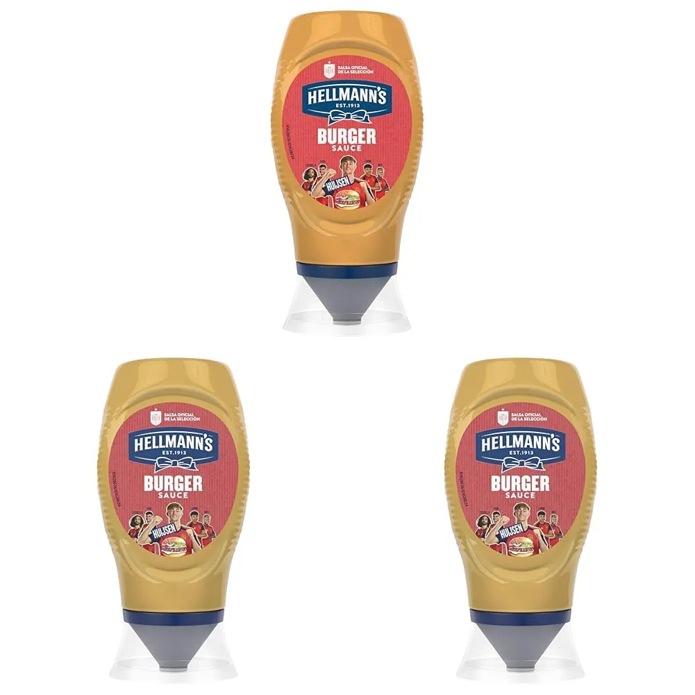 Pack 3x250ml Hellmann's Salsa Burger