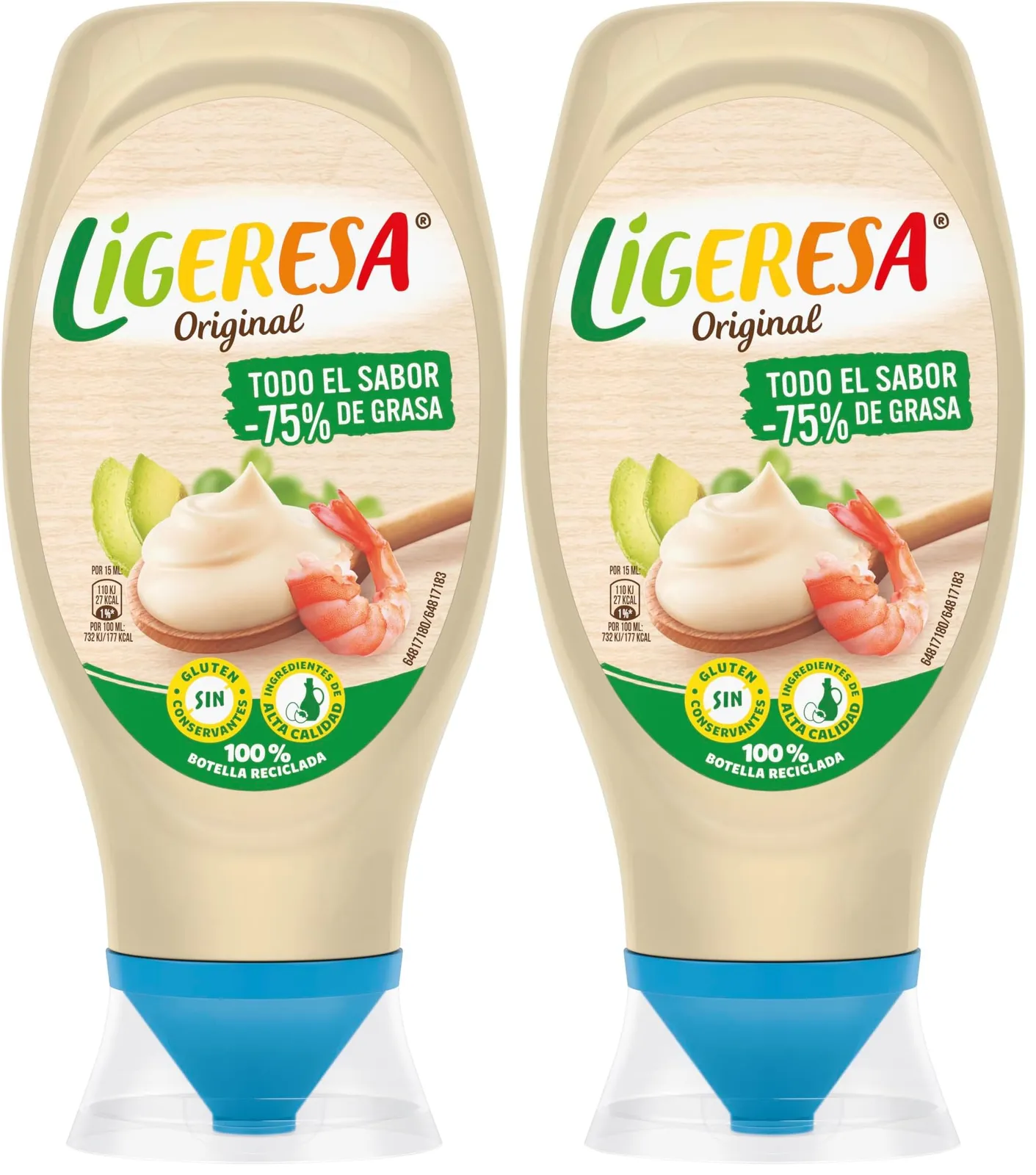 Pack 2x430ml Salsa Bocabajo Ligeresa