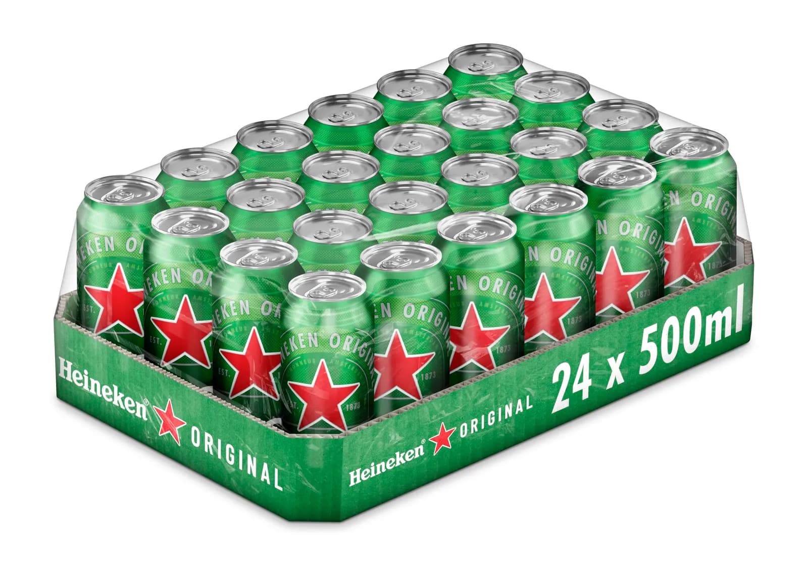 Pack 24 latas Heineken Cerveza Lager 50cl