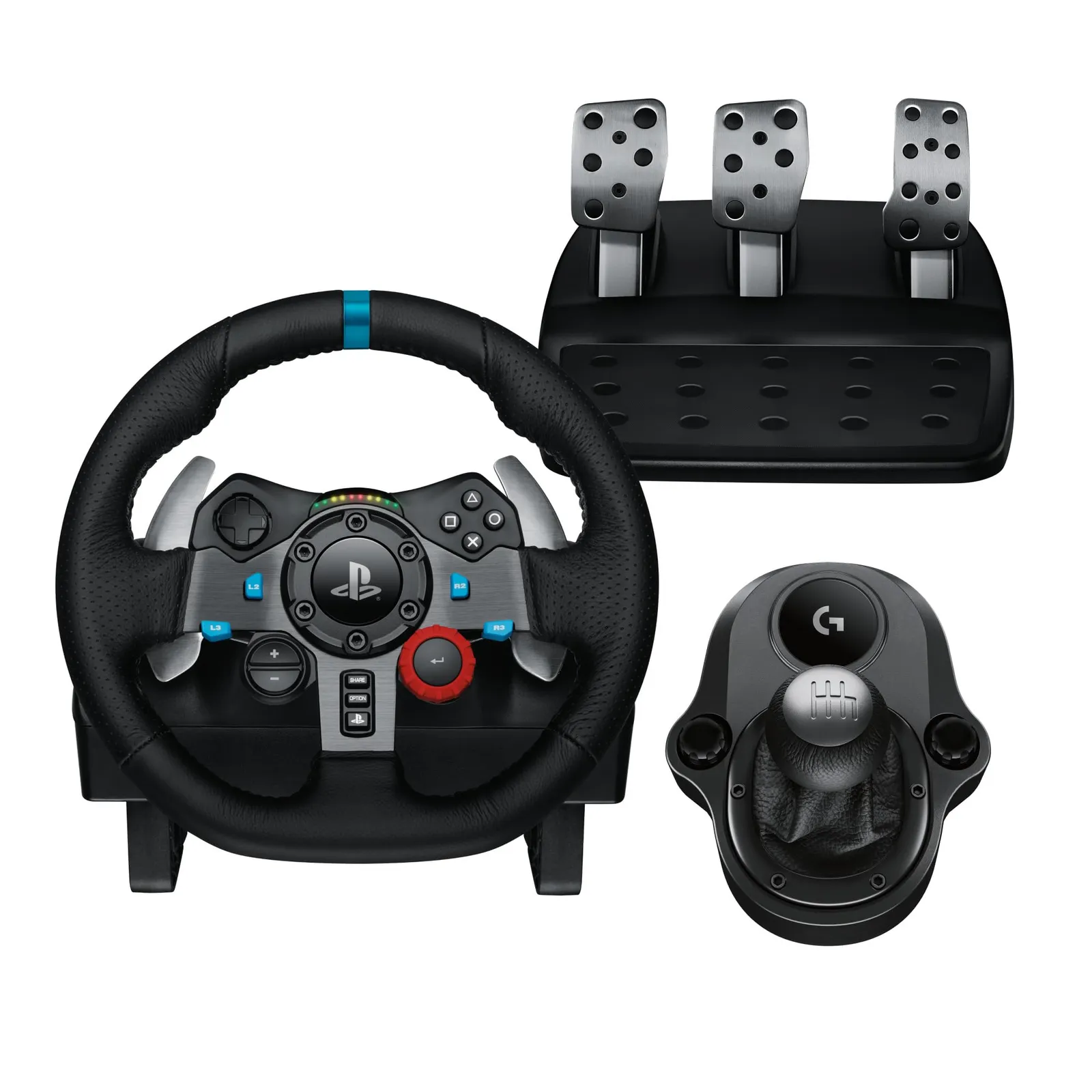 Volante Logitech G29 SE Driving Force con Pedales y Palanca de Cambio (PS5/PS4/PC/Mac)
