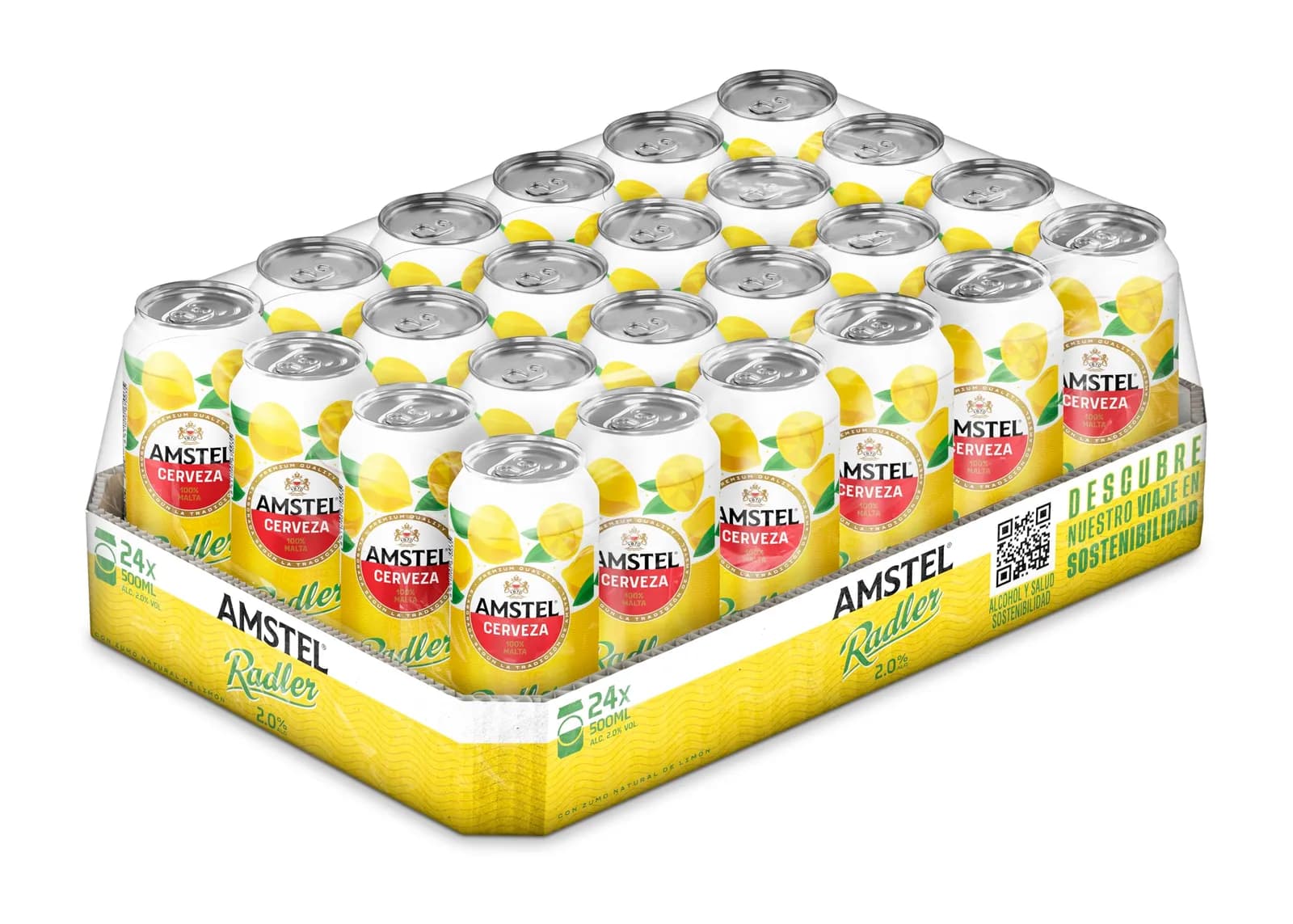 Caja 24 Latas Amstel Radler Limón 50cl