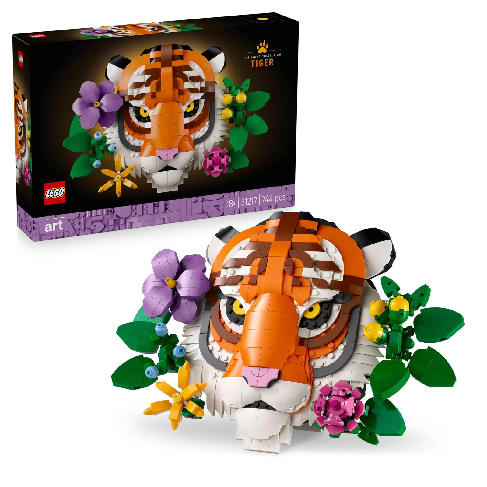LEGO Art Colección Fauna: Tigre (744 piezas)