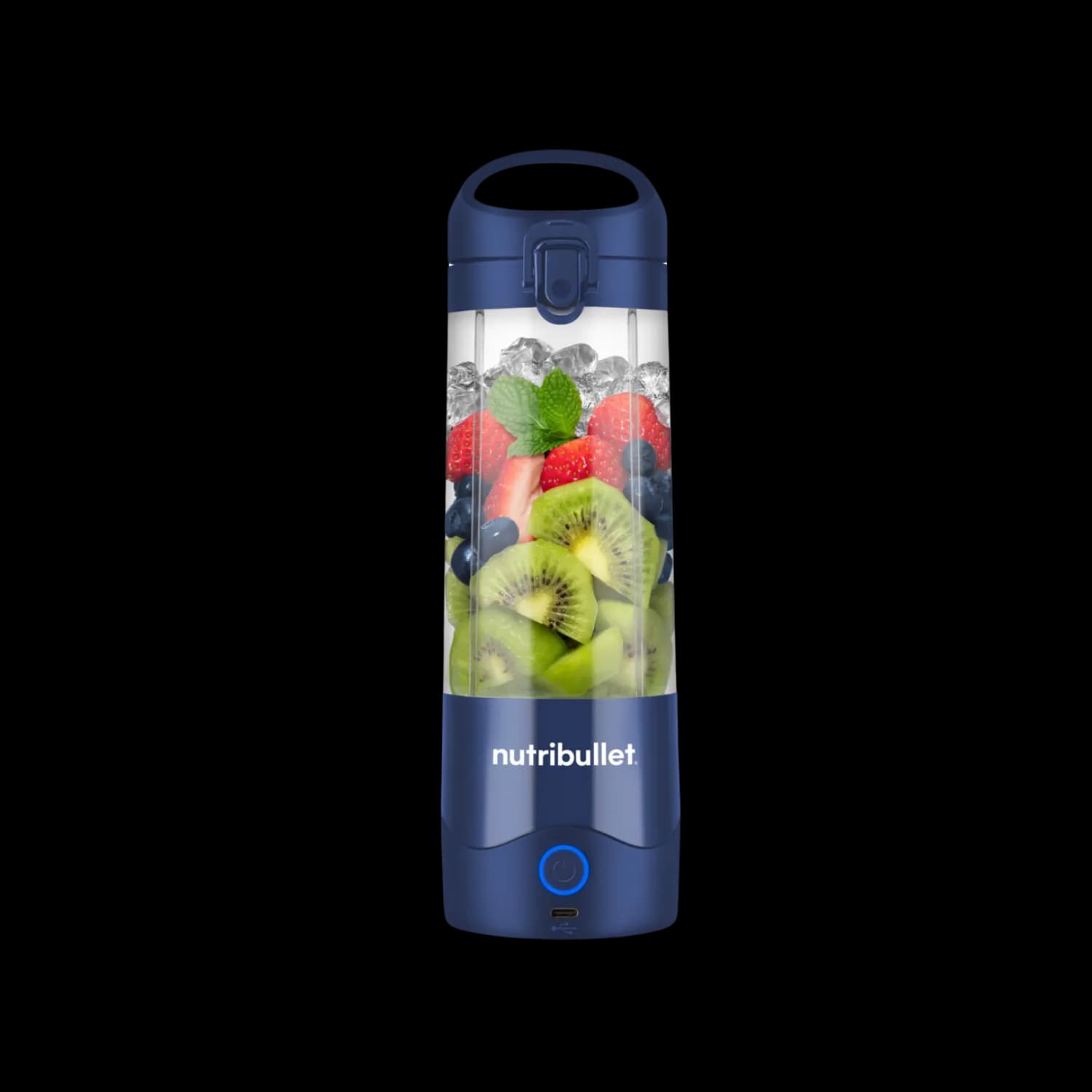 Batidora Portátil Nutribullet NBP003NBL con Carga USB-C y Vaso de 475 ml