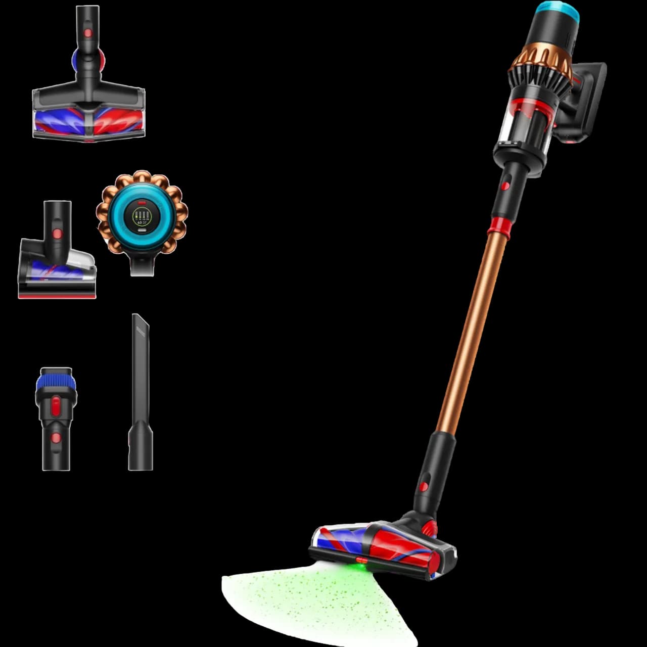 Aspiradora Dyson V16 Piston Animal: 315 AW, 70 min, cepillo antienredos