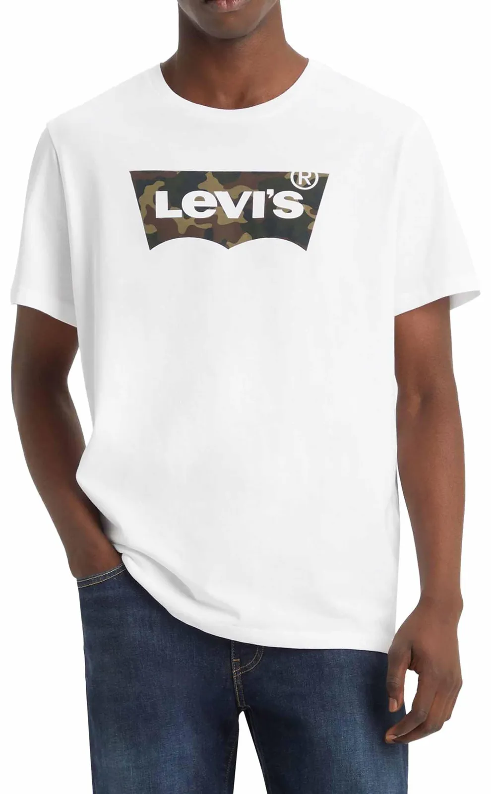 Camiseta Levi's Hombre Cuello Redondo Logo Batwing