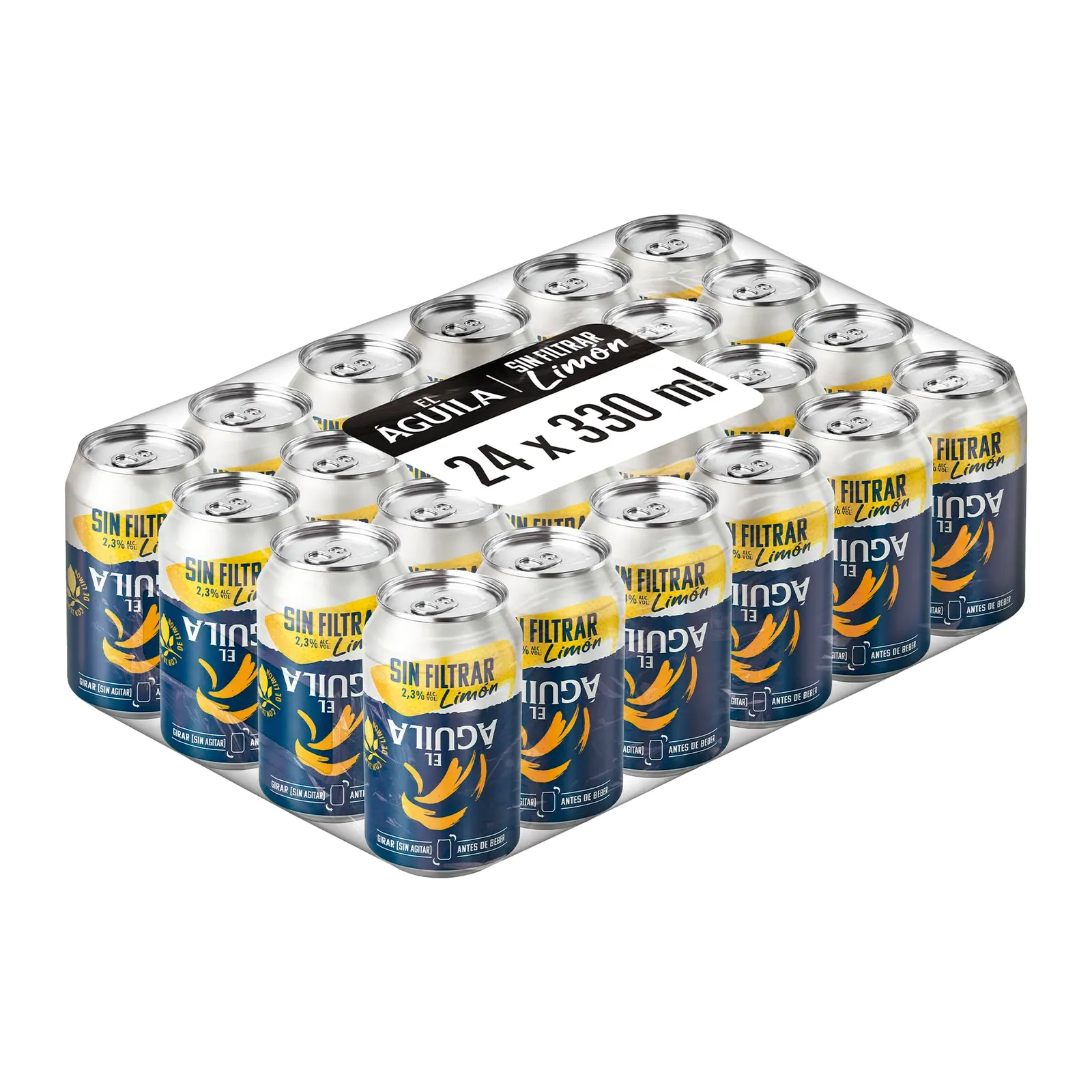 El Águila Sin Filtrar Limón 24x33cl