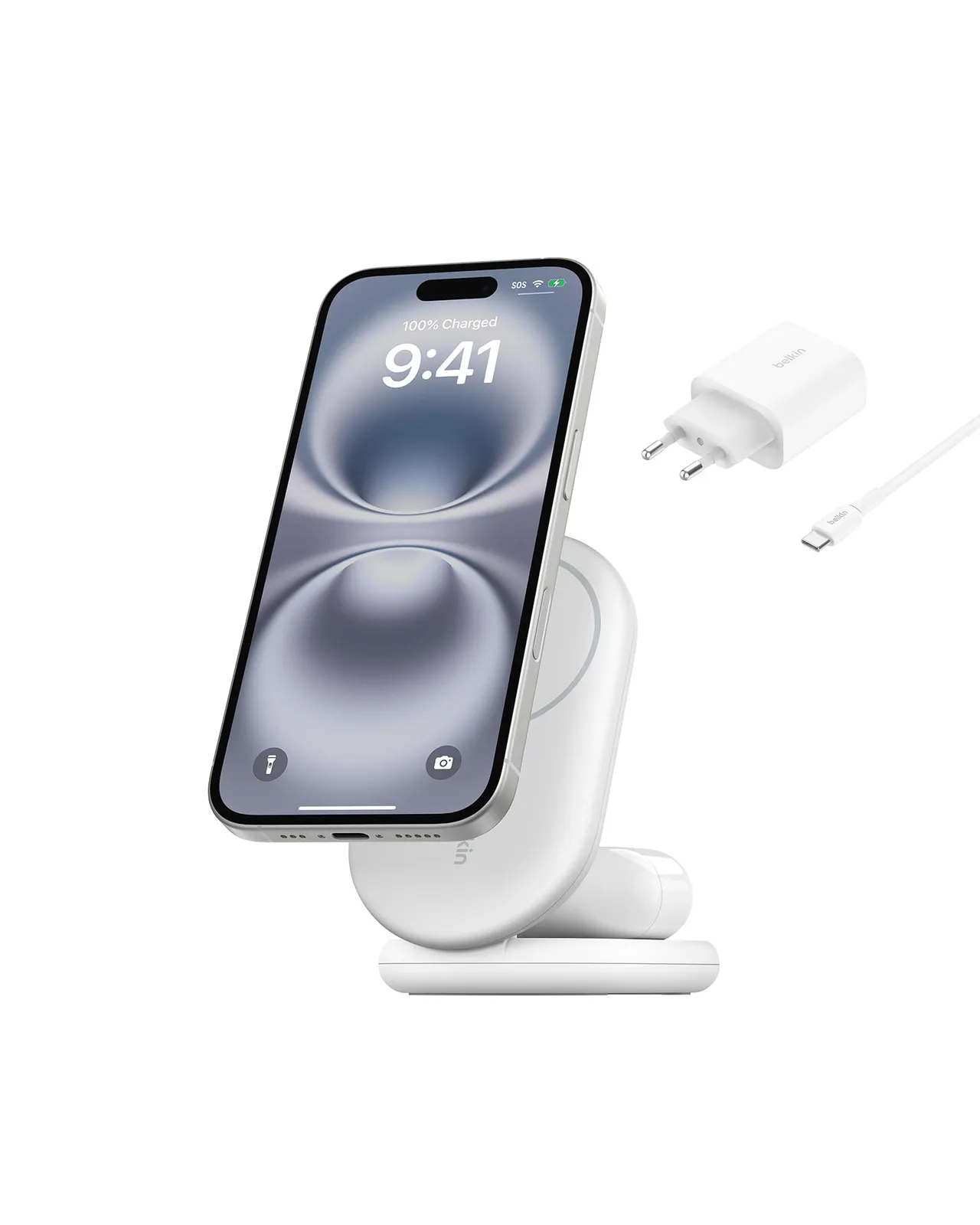 Belkin BoostCharge: Cargador Magnético Plegable Qi2 15W