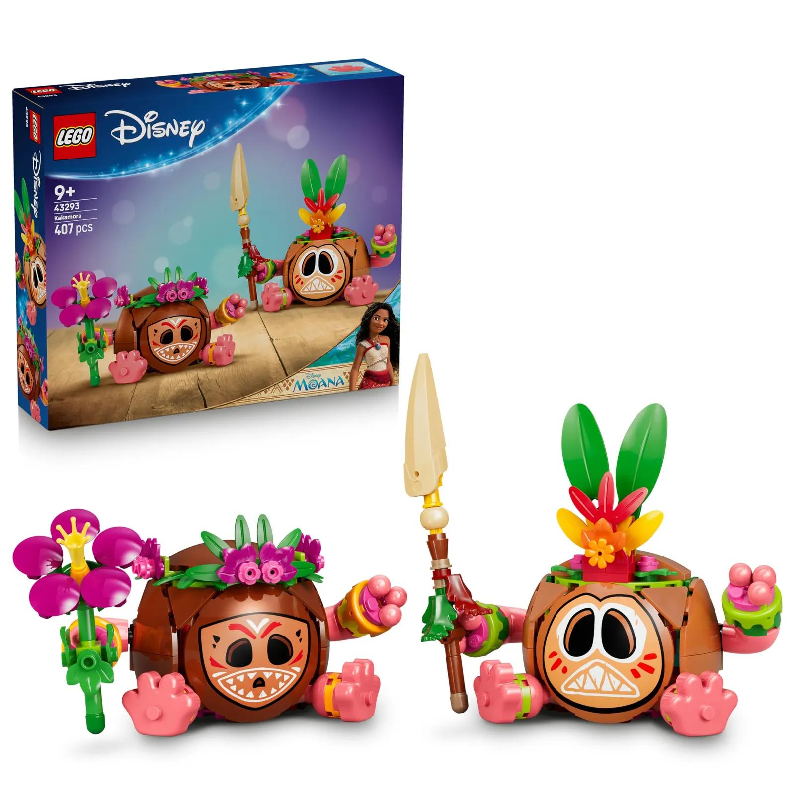Lego Disney Vaiana Kakamoras Set de Construcción (407 piezas)
