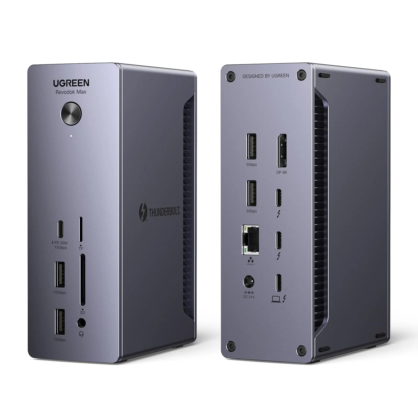 UGREEN Revodok Max 213: Docking Station Thunderbolt 4, 13 en 1