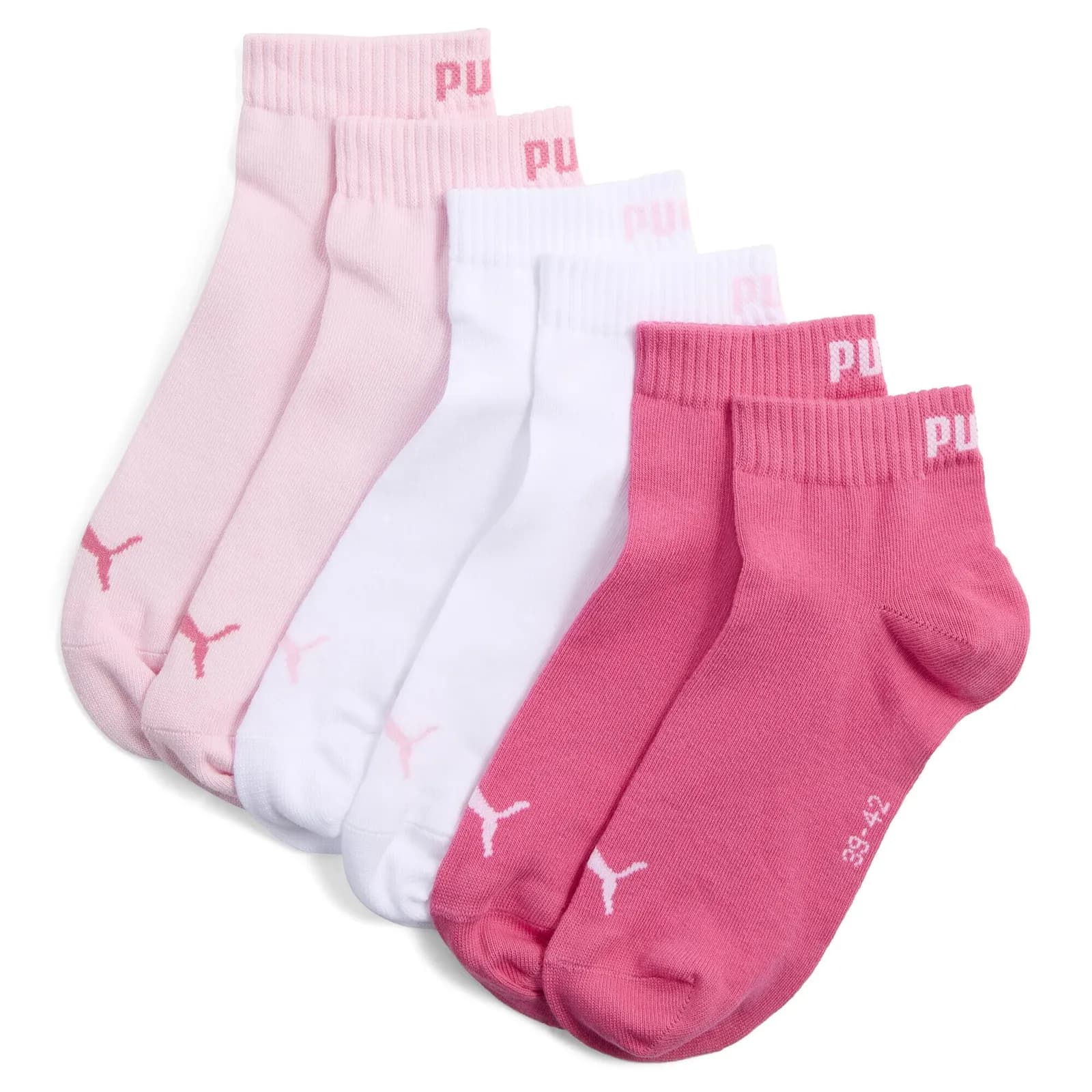 Pack 3 Pares Calcetines Tobilleros Puma Unisex (Tallas 35-38)