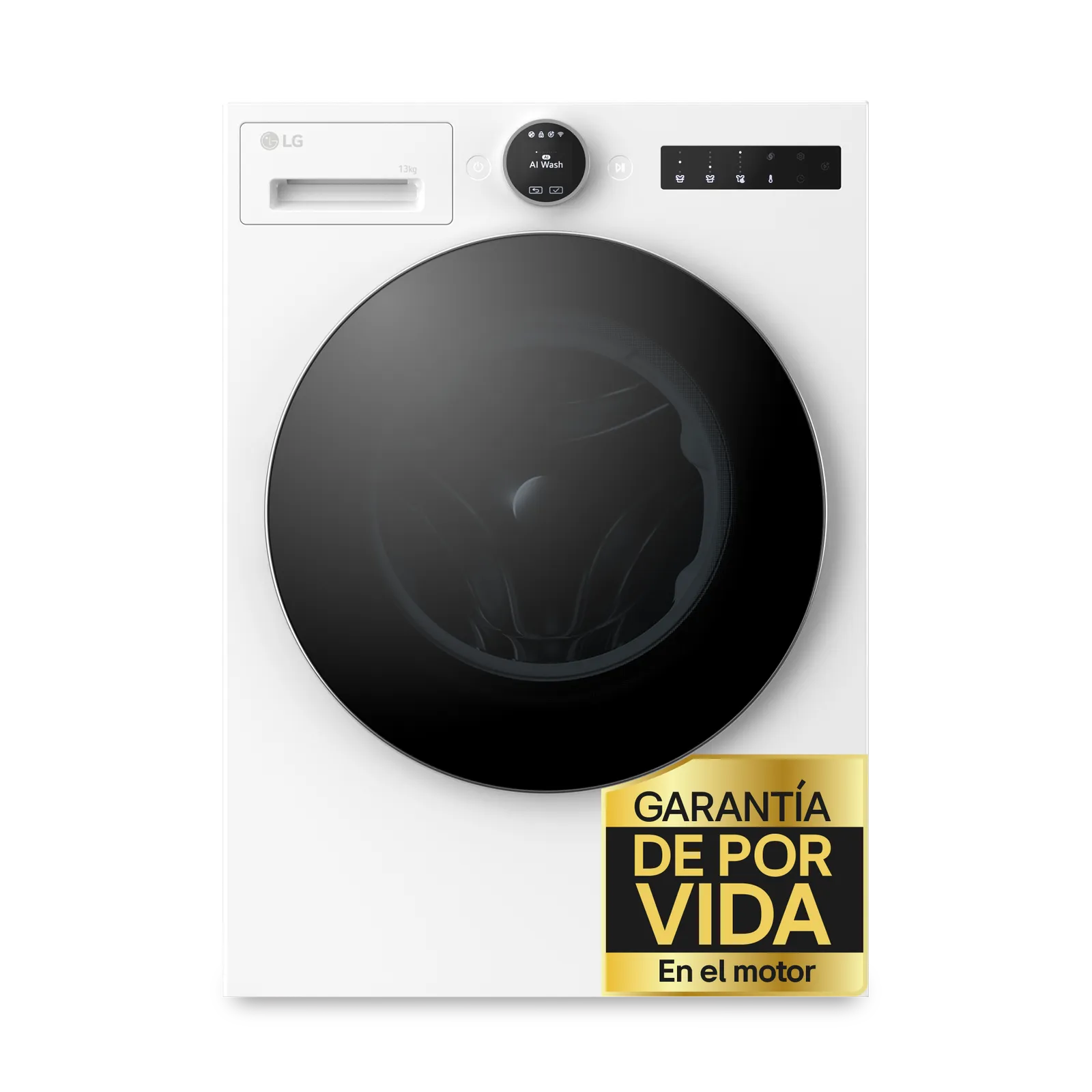 Lavadora LG F4X7013TWS: 13 kg, 1400 rpm, 23 programas, TurboWash 360º, Clase A-40%