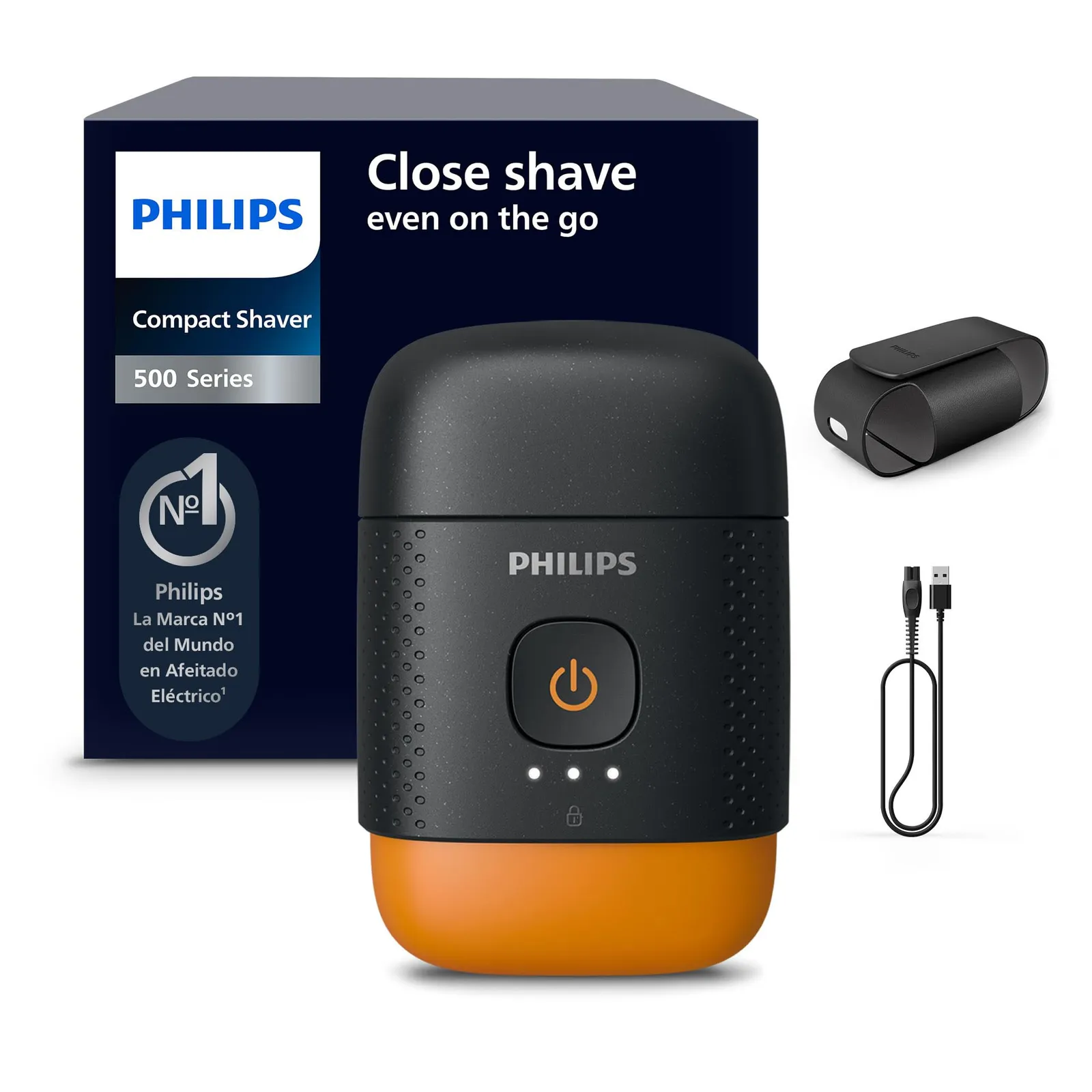 Afeitadora eléctrica Philips Serie 500 S595/05, cabezales flotantes 3D