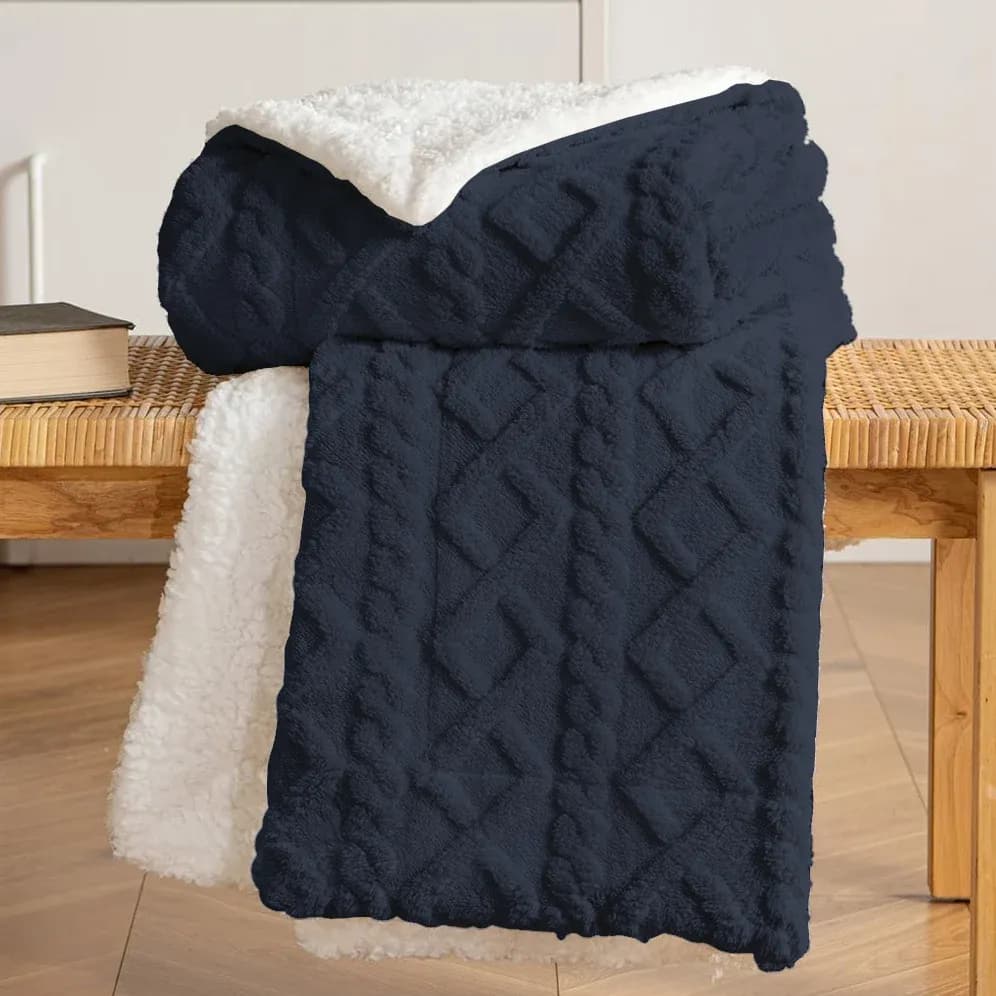 Manta Homesol Sherpa Reversible 130x160cm