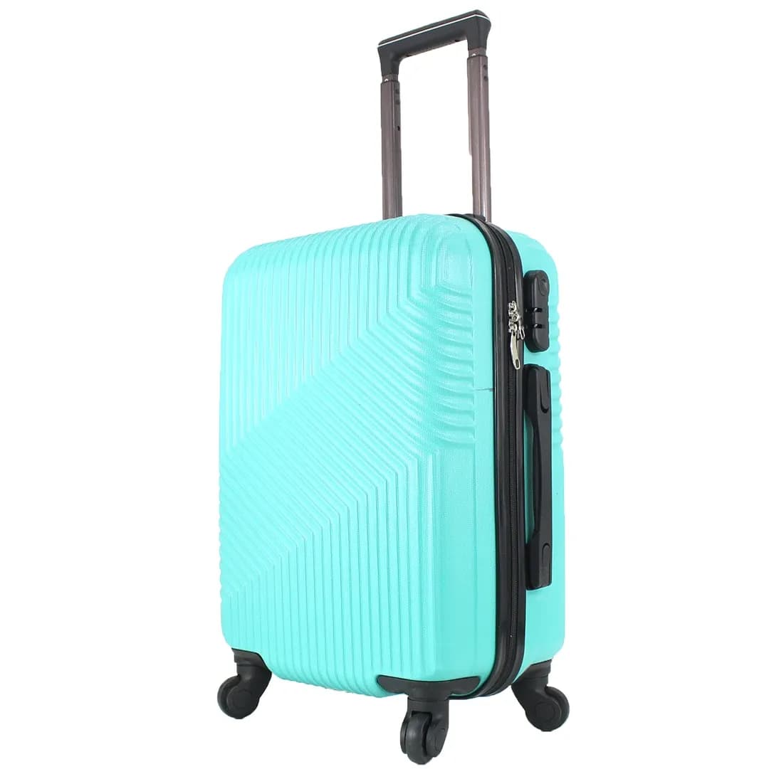 Maleta de cabina rígida ABS 55x35x20cm con 4 ruedas