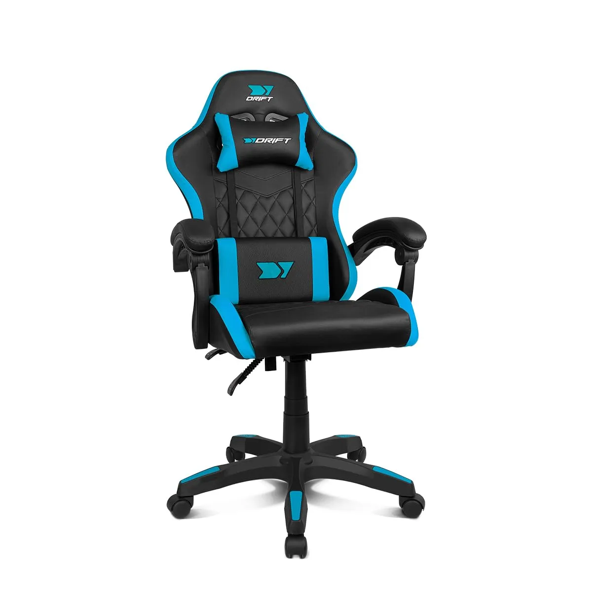 Silla Gaming Ergonómica Drift DR35 Negra/Azul