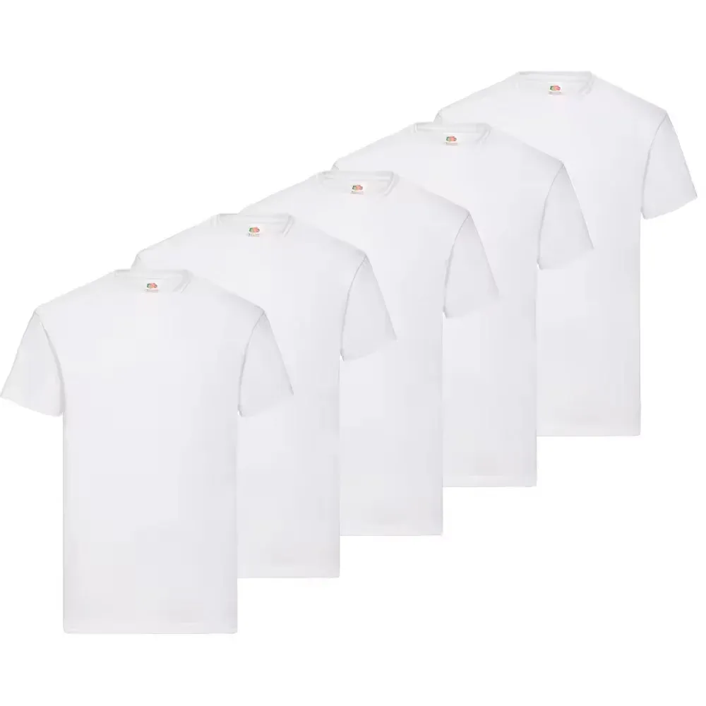 Pack 5 Camisetas Básicas Algodón Unisex (Tallas S-XL)