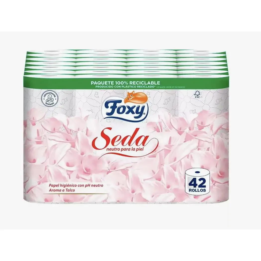 Papel Higiénico Foxy Seda 3 Capas Neutro