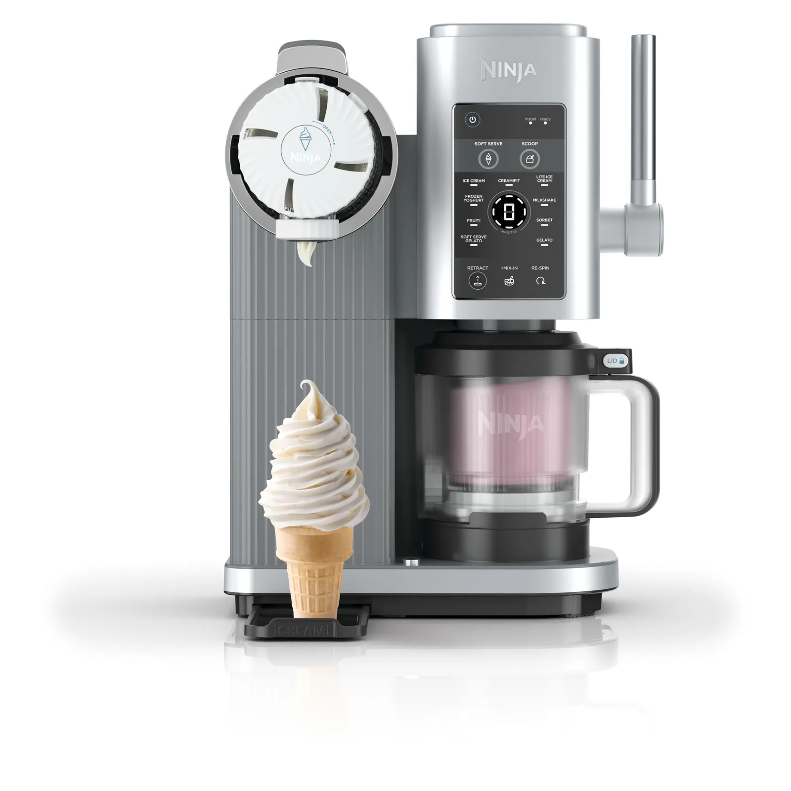 Heladera Ninja CREAMi Scoop & Swirl con 2 tarrinas
