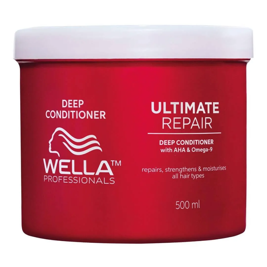 Acondicionador Wella Ultimate Repair en formato de 500 ml