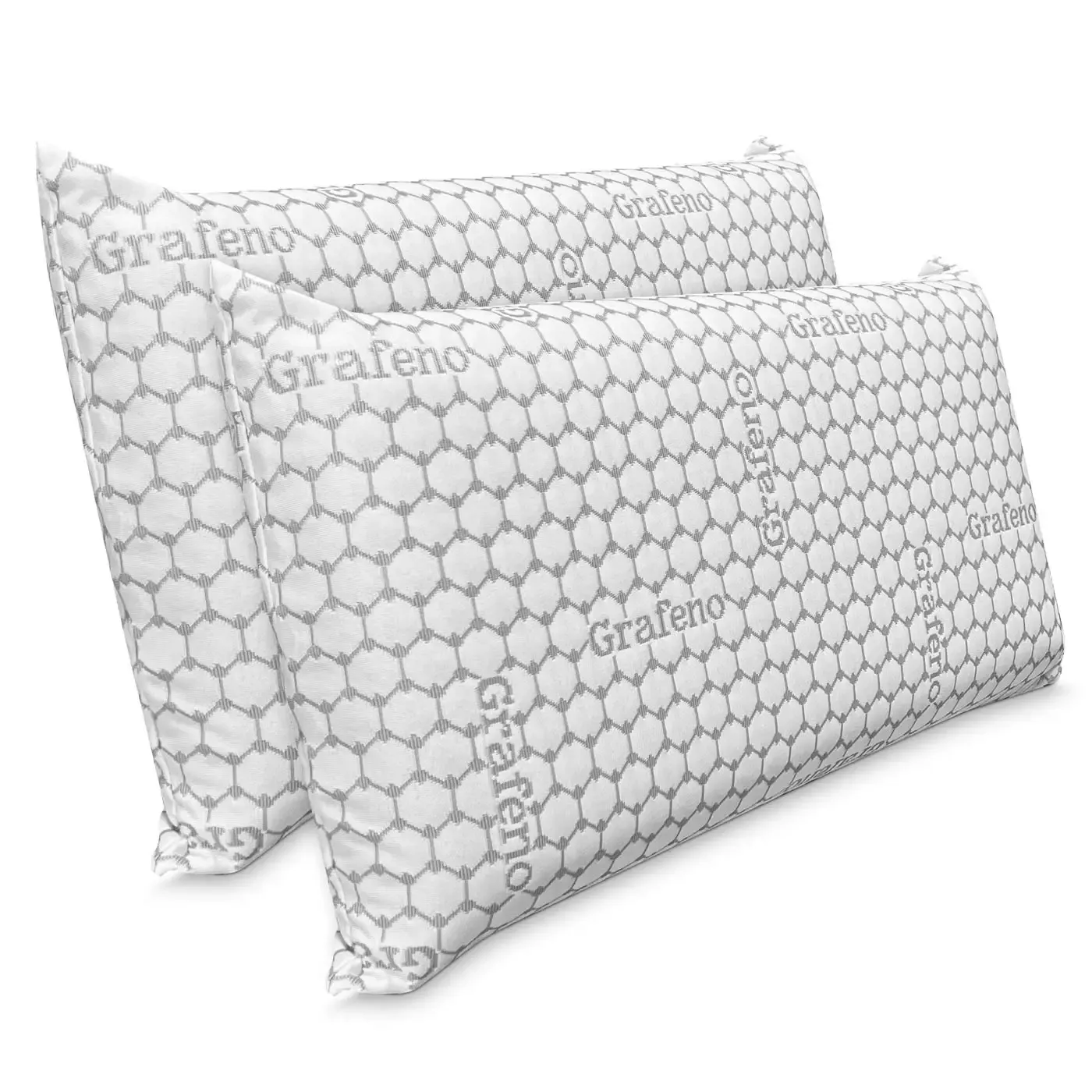 2x Almohada Viscoelástica Somnia Descanso Carbono 70cm