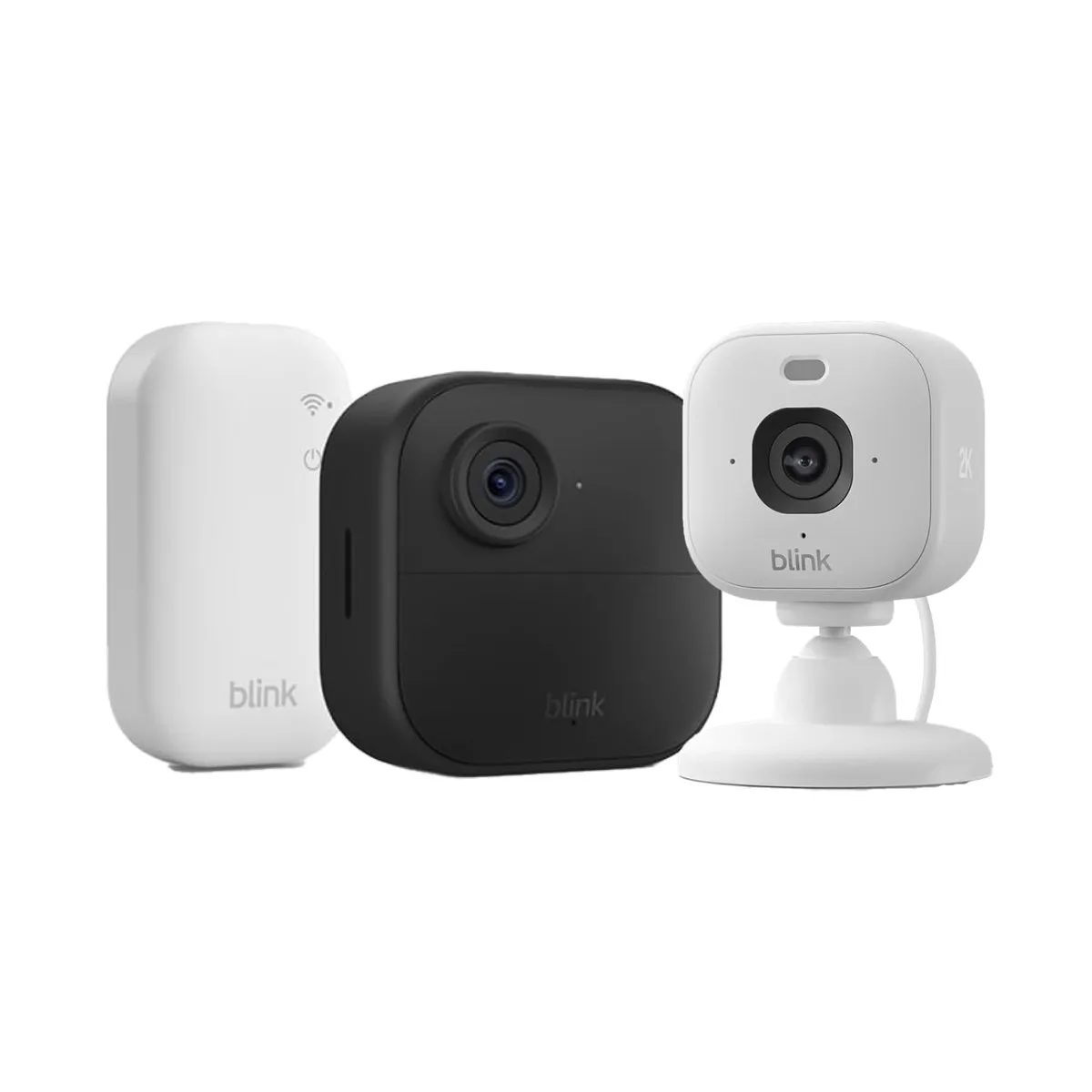 Pack Blink Outdoor 4 + Mini 2K+ Cámara (Blanco) con Sync Module Core
