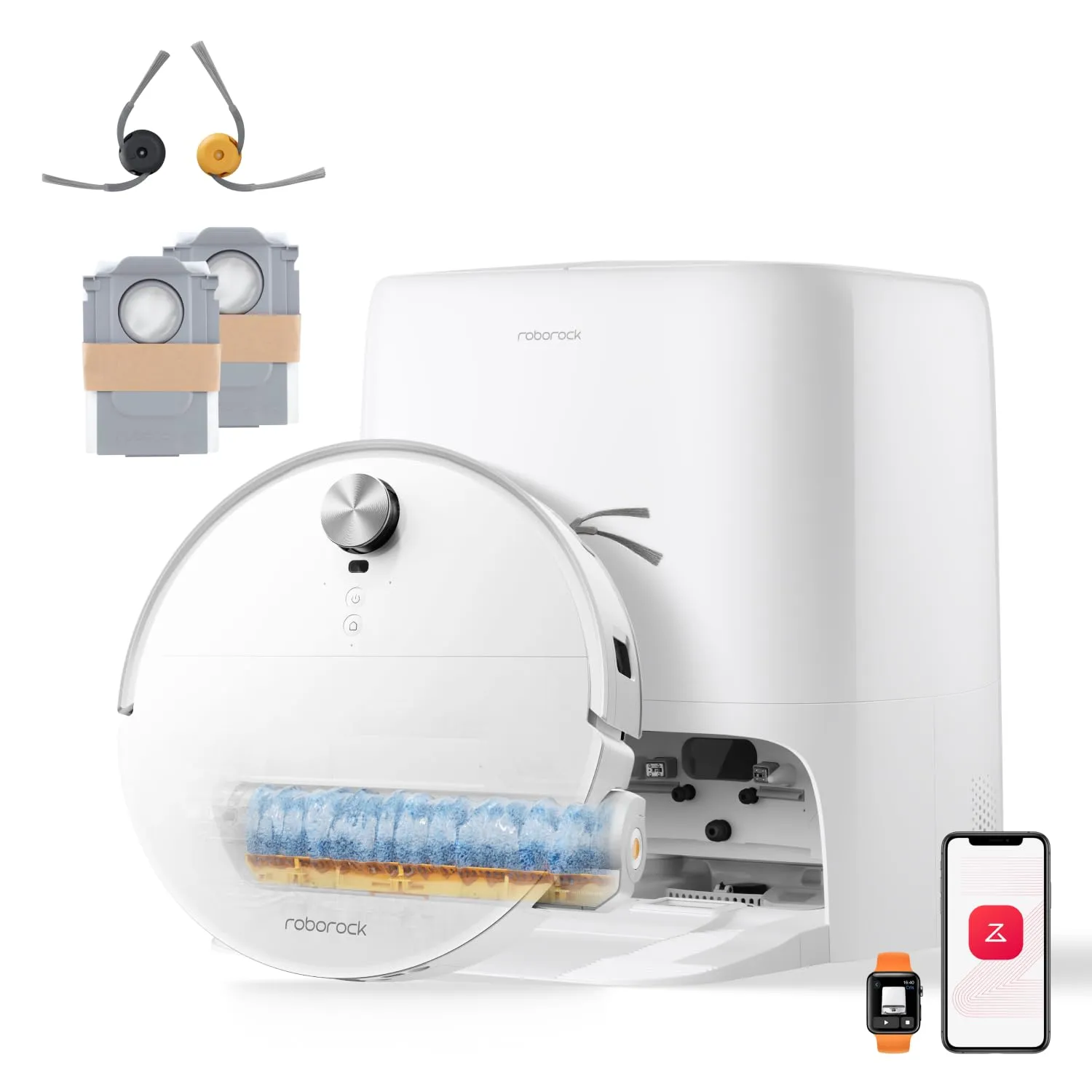 Robot Aspirador Roborock Qrevo Edge 2 Flow Succión Extrema 20.000 Pa