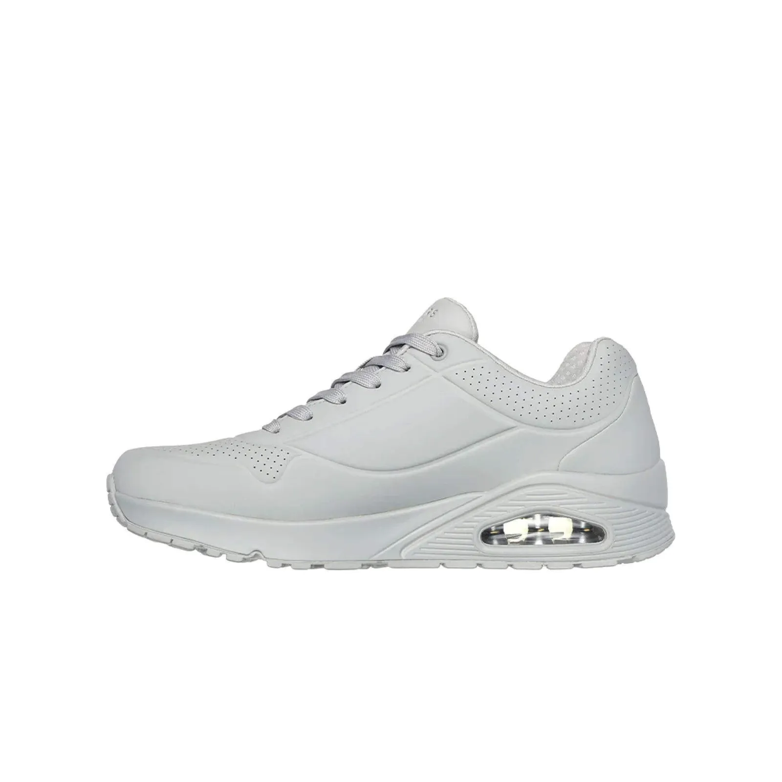 Skechers Uno Stand On Air Zapatillas Hombre Stone Grey Durabuck Mesh (varias tallas)