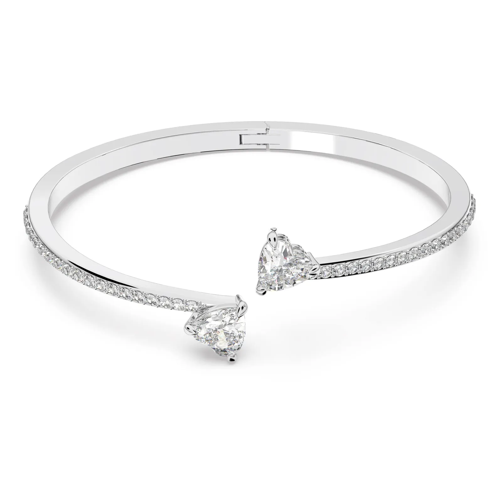 Brazalete Swarovski Mesmera Corazones Rodiado