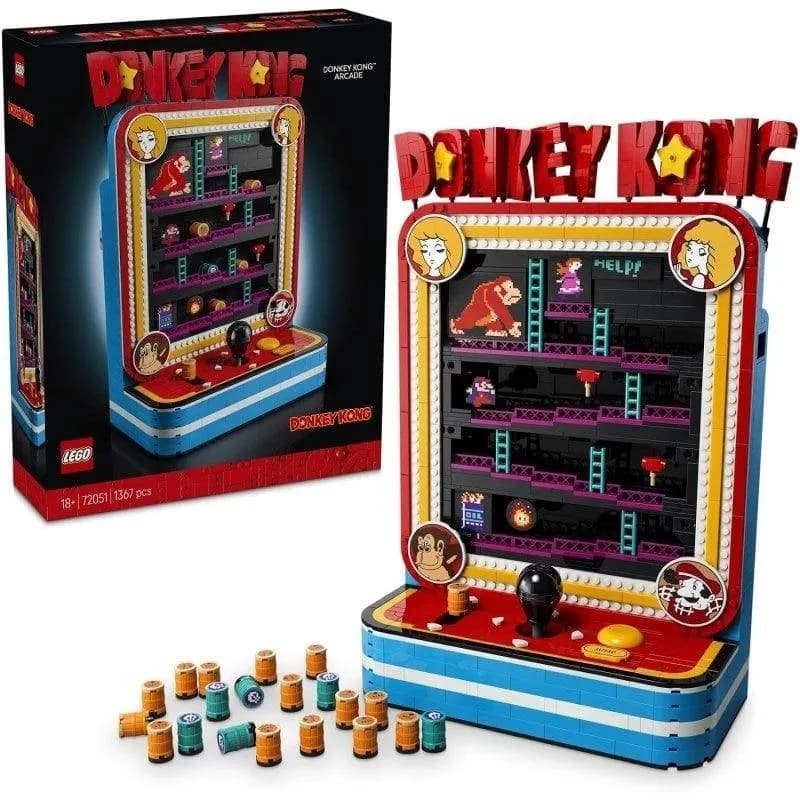 LEGO Super Mario Máquina recreativa de Donkey Kong 72051, 1371 piezas